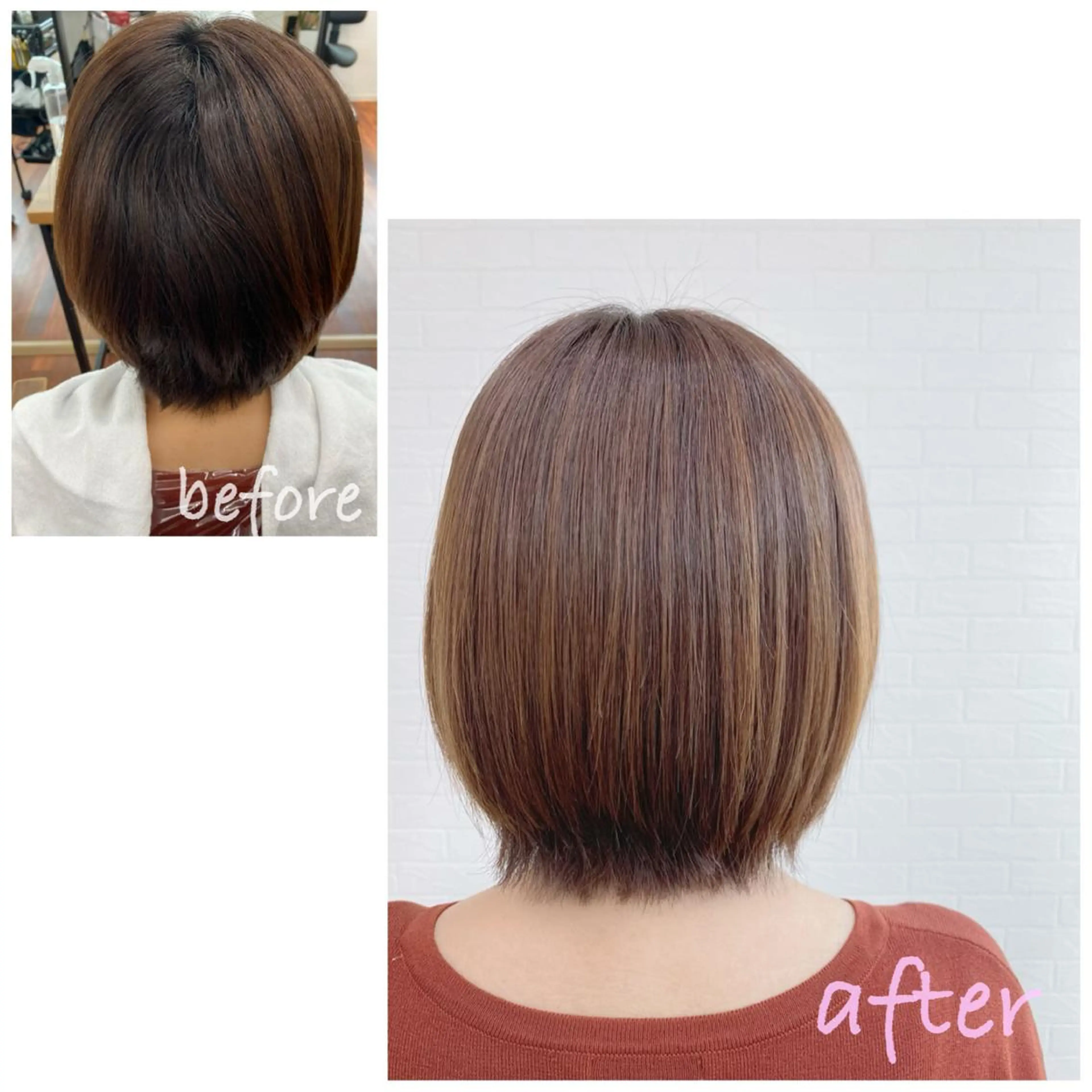 ミディアム 縮毛矯正 トリートメント GRANLUSSO 〜グランルッソ駅前店所属・木口 嘉美のヘアスタイル