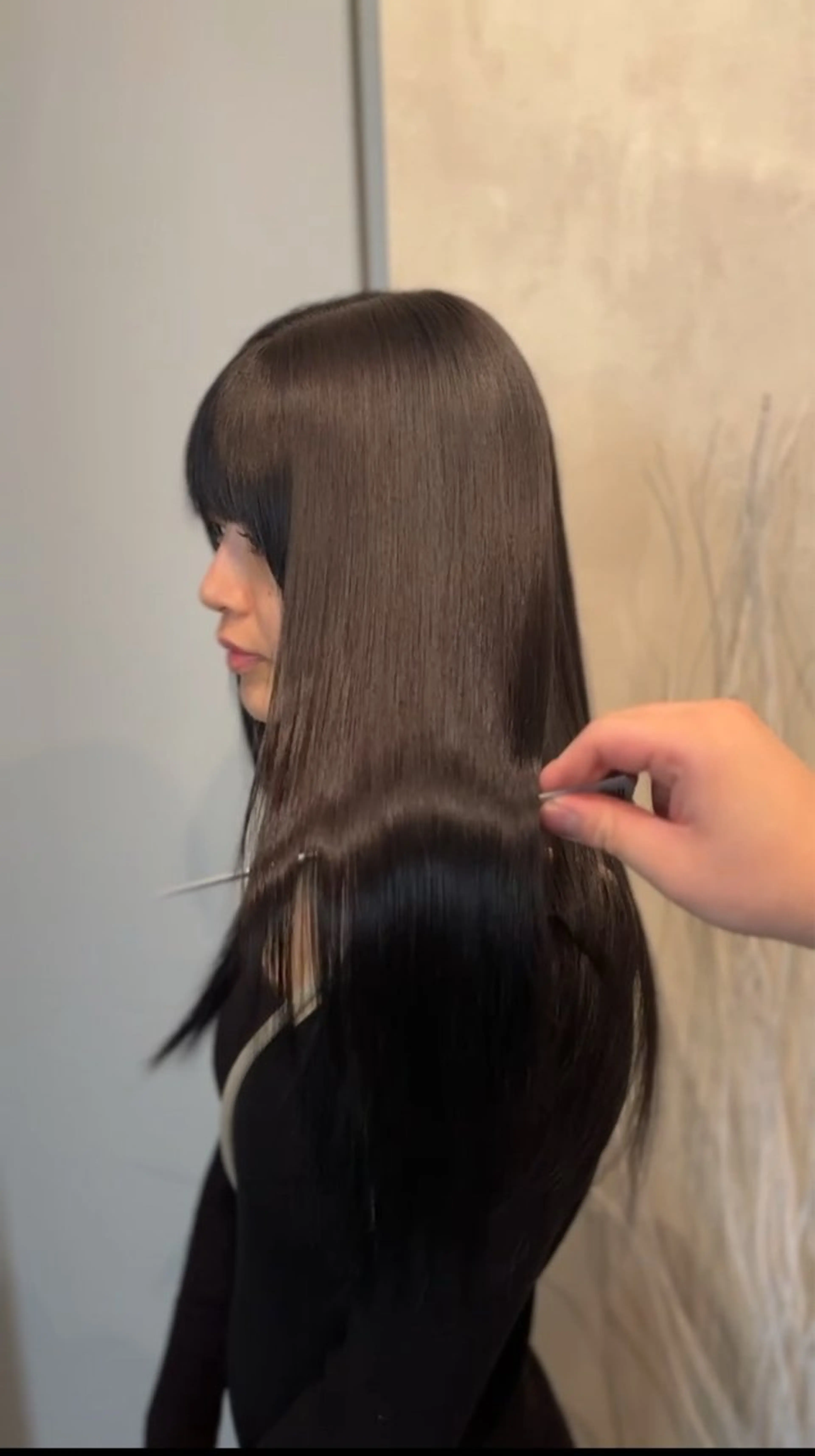 ロング カラー ヘアアレンジ カット 縮毛矯正 トリートメント 🫧新宿 髪質改善 /サスケ🫧のヘアスタイル