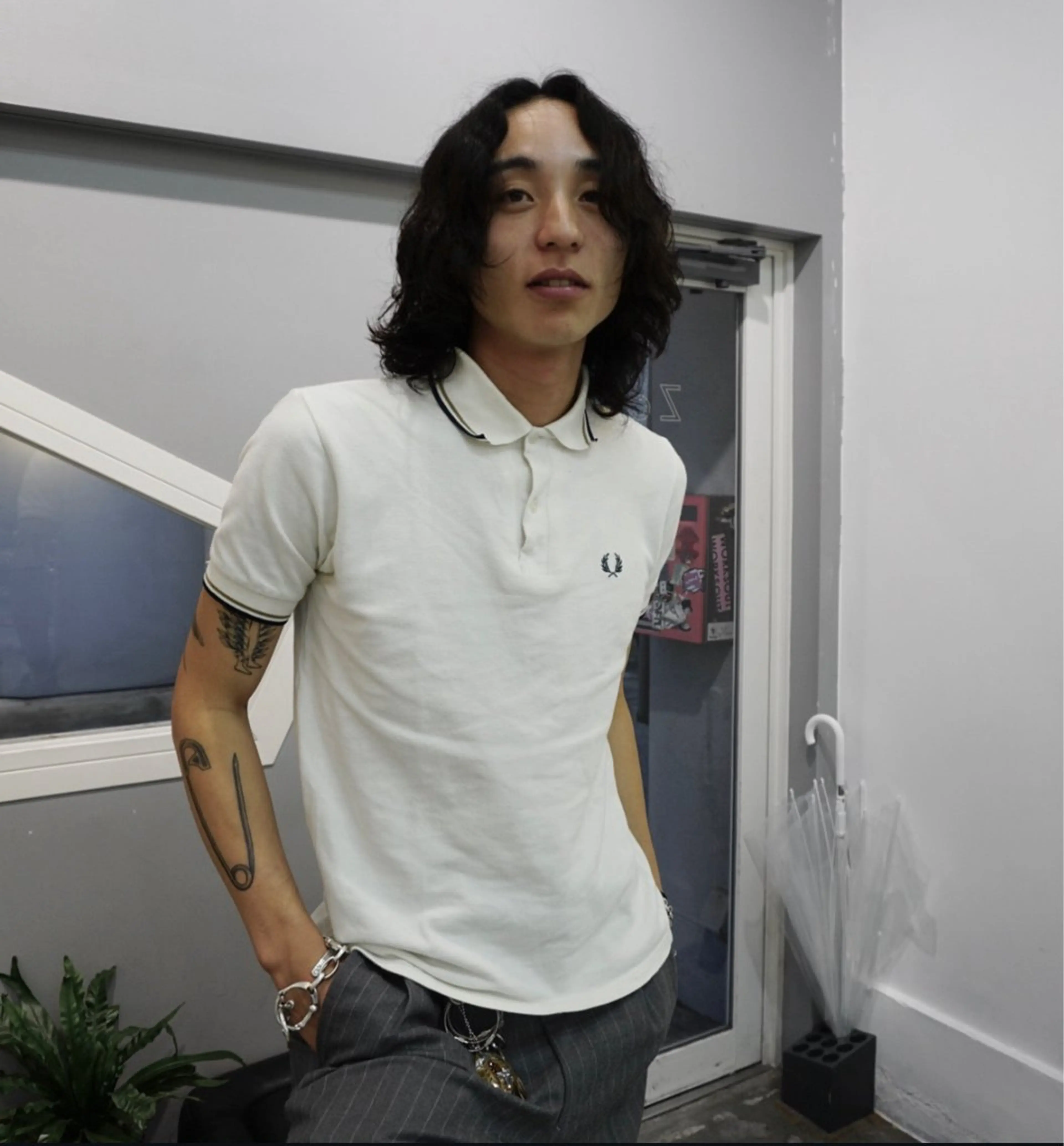 ロング メンズ くせ毛 カット ZOEY boyz所属・【zoey】 yuujii　パーマのヘアスタイル