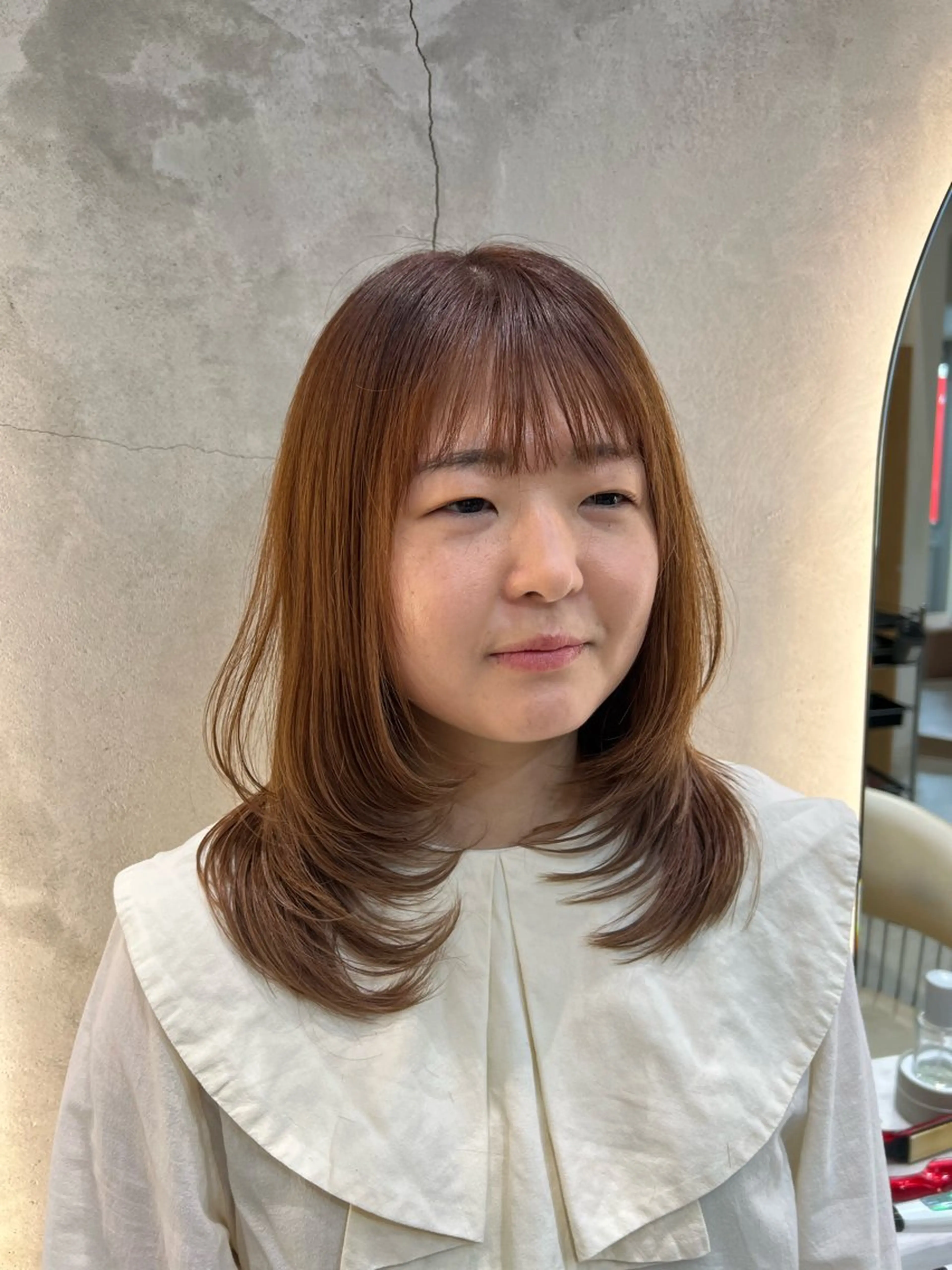 ロング レイヤーカット 宮嶋 蓮のヘアスタイル