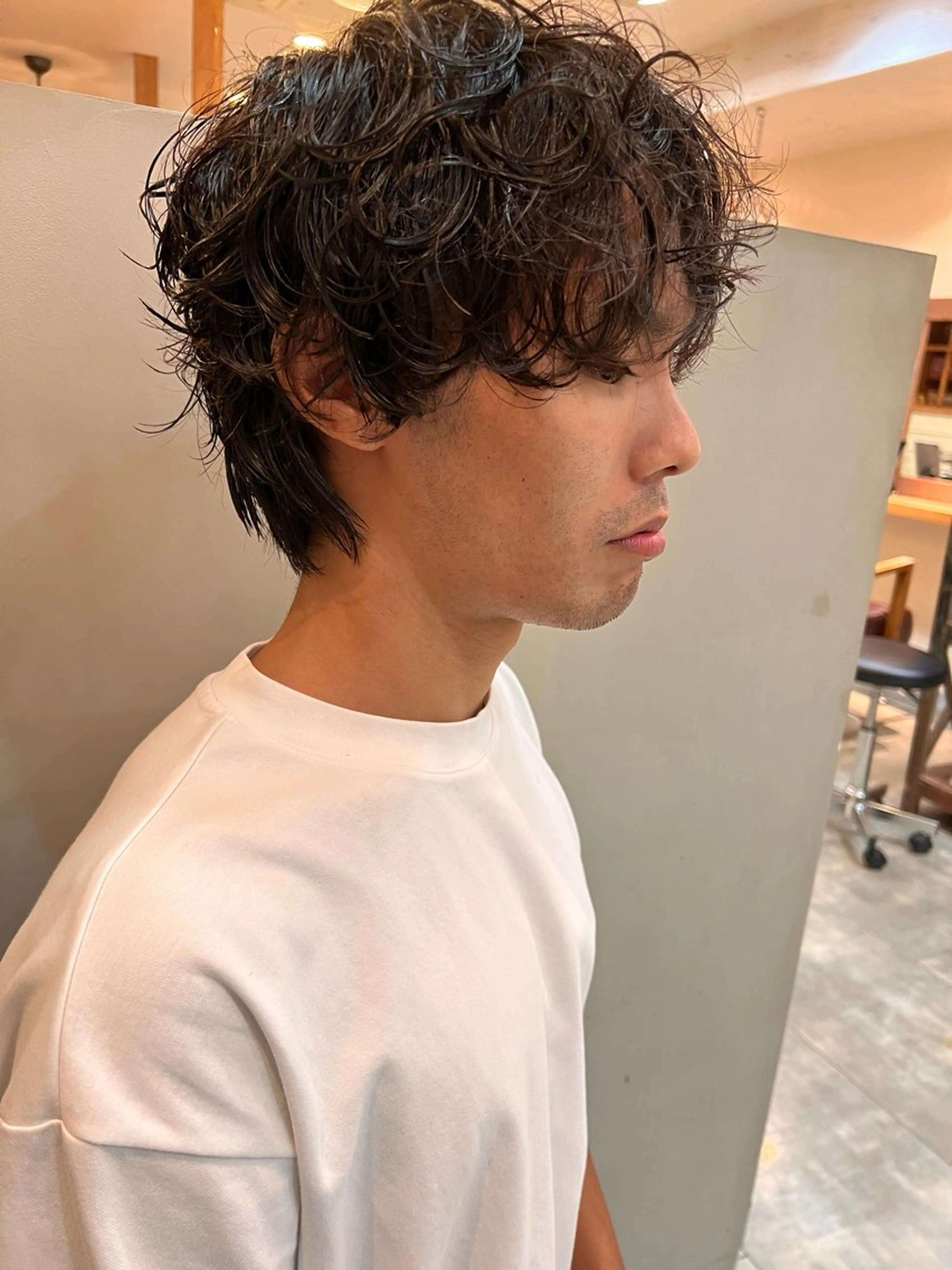 パーマ メンズ カット パーマ little  porto所属・透明感・艶感 小坂隼斗のヘアスタイル