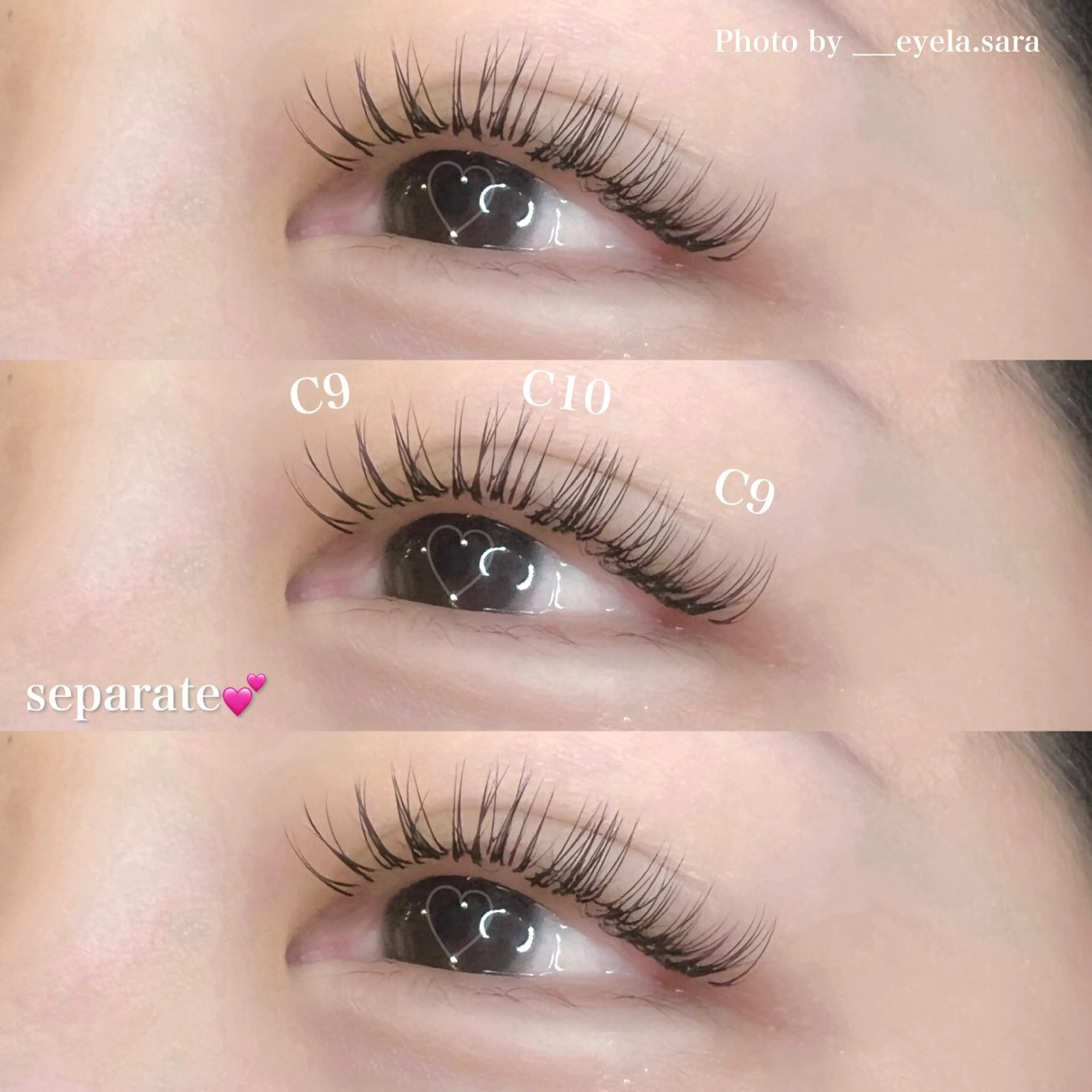 マツエク・マツパ フラットラッシュ EYELA所沢店 saraのマツエク・マツパデザイン