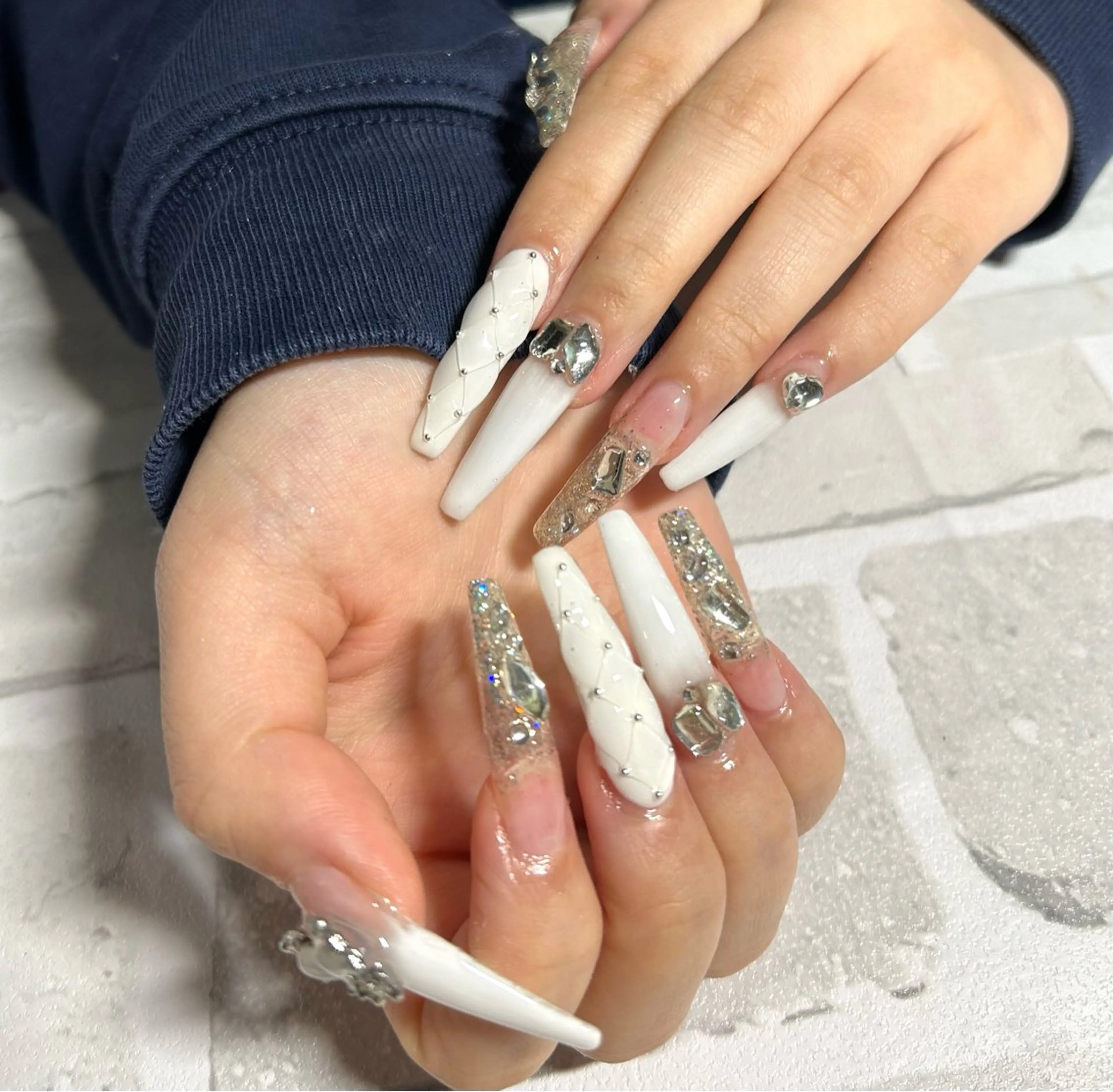 セミロング ハンドネイル 2dy所属・2DY NAIL SALONのネイルデザイン