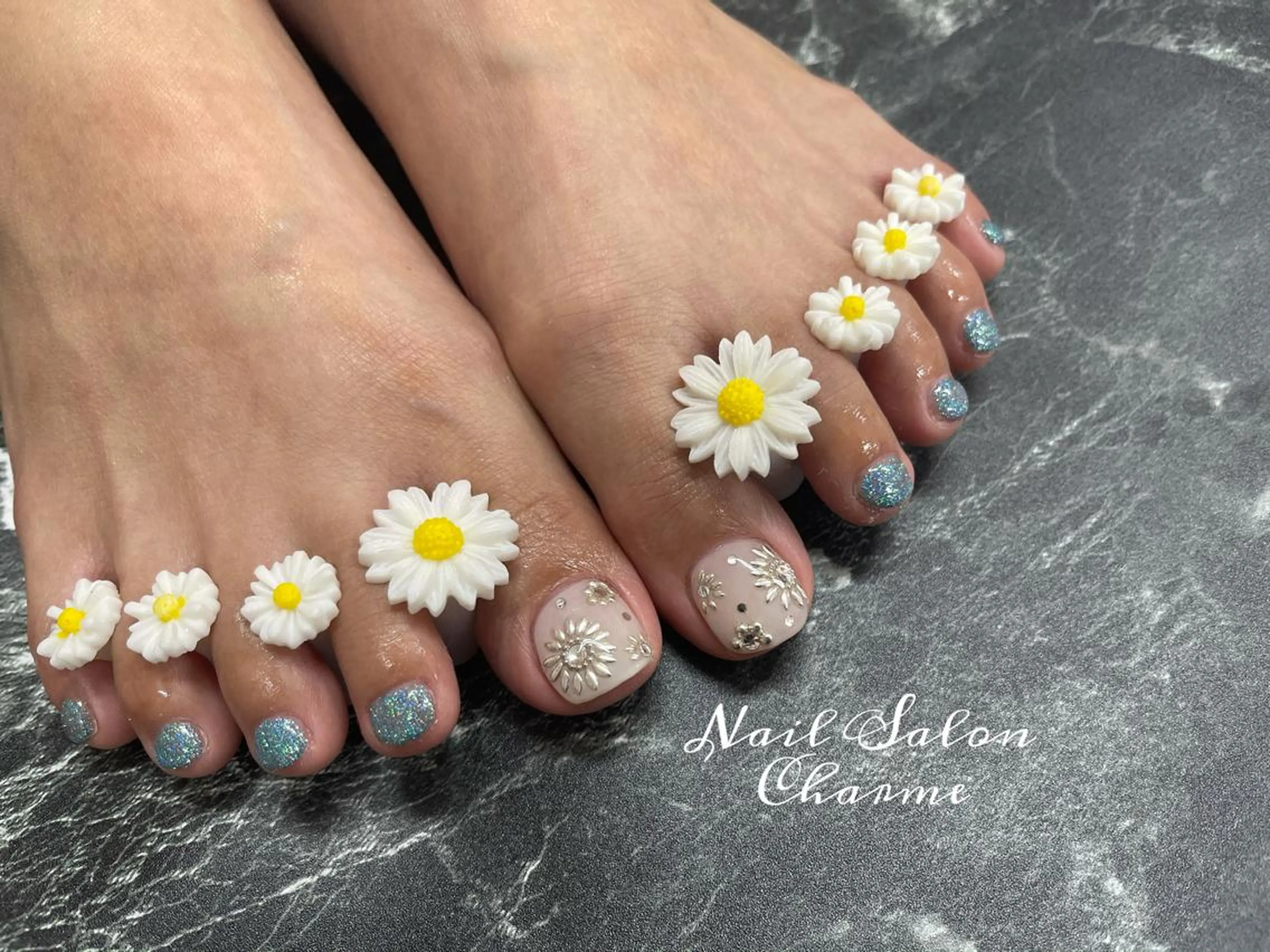 ネイル フットネイル NailSalon Charmeのネイルデザイン