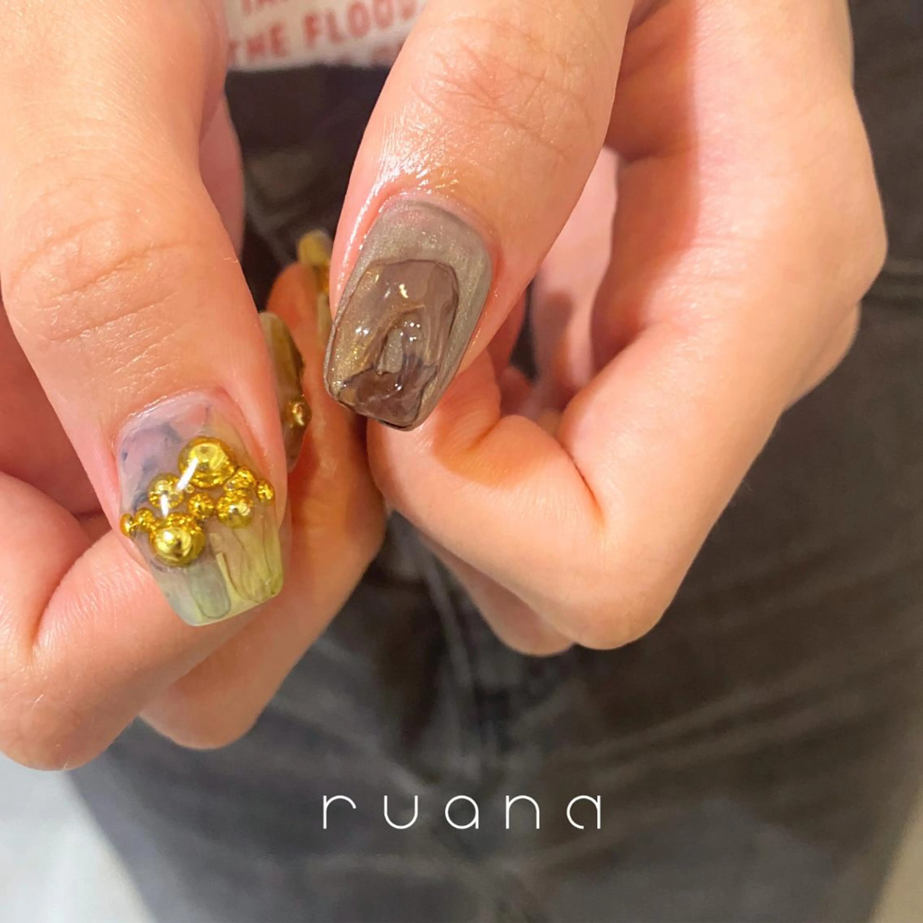 ネイル ニュアンスネイル🧡 rionaのネイルデザイン