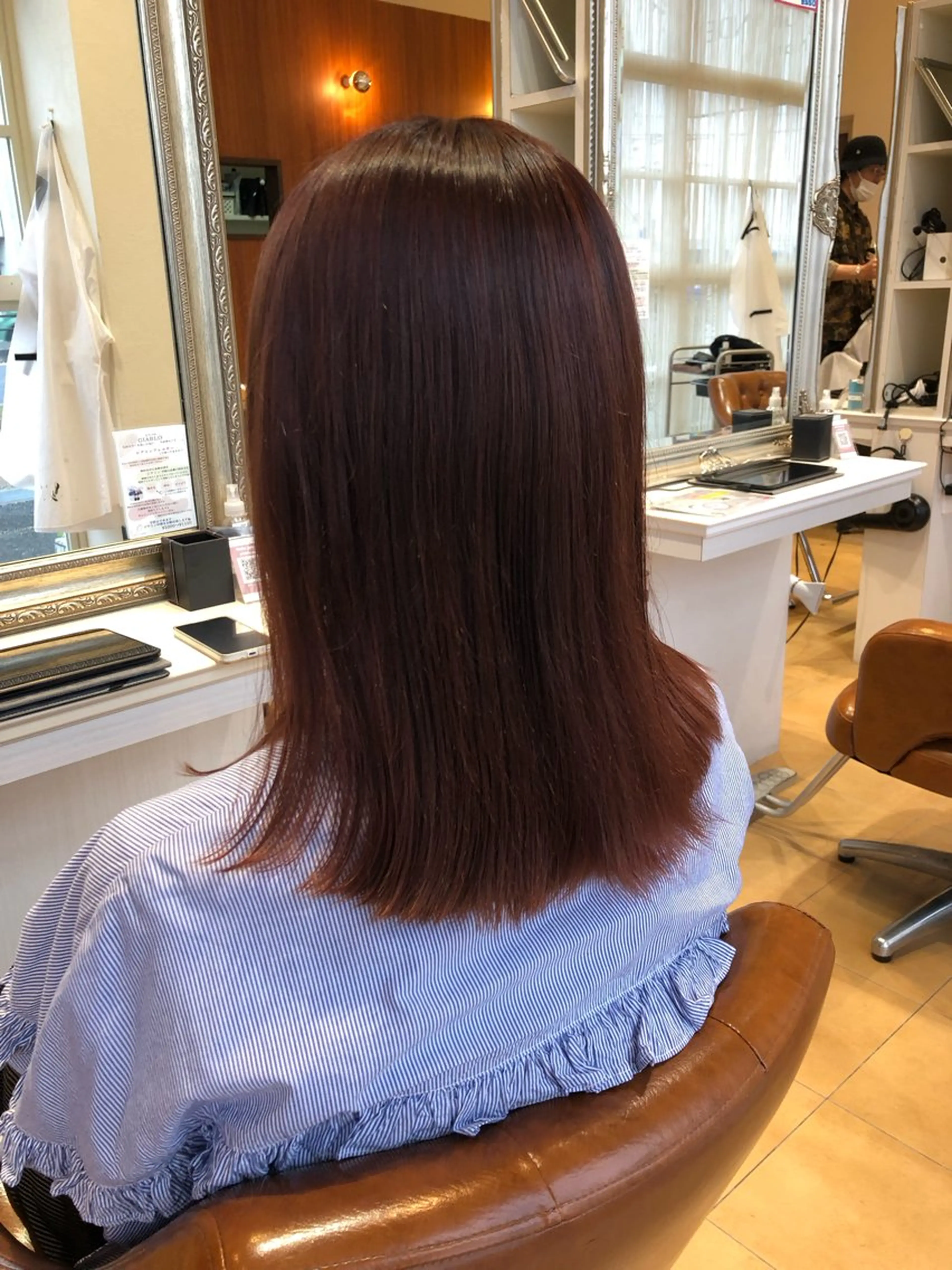 カラー ヘアカラー トリートメント 今中 紗英のヘアスタイル