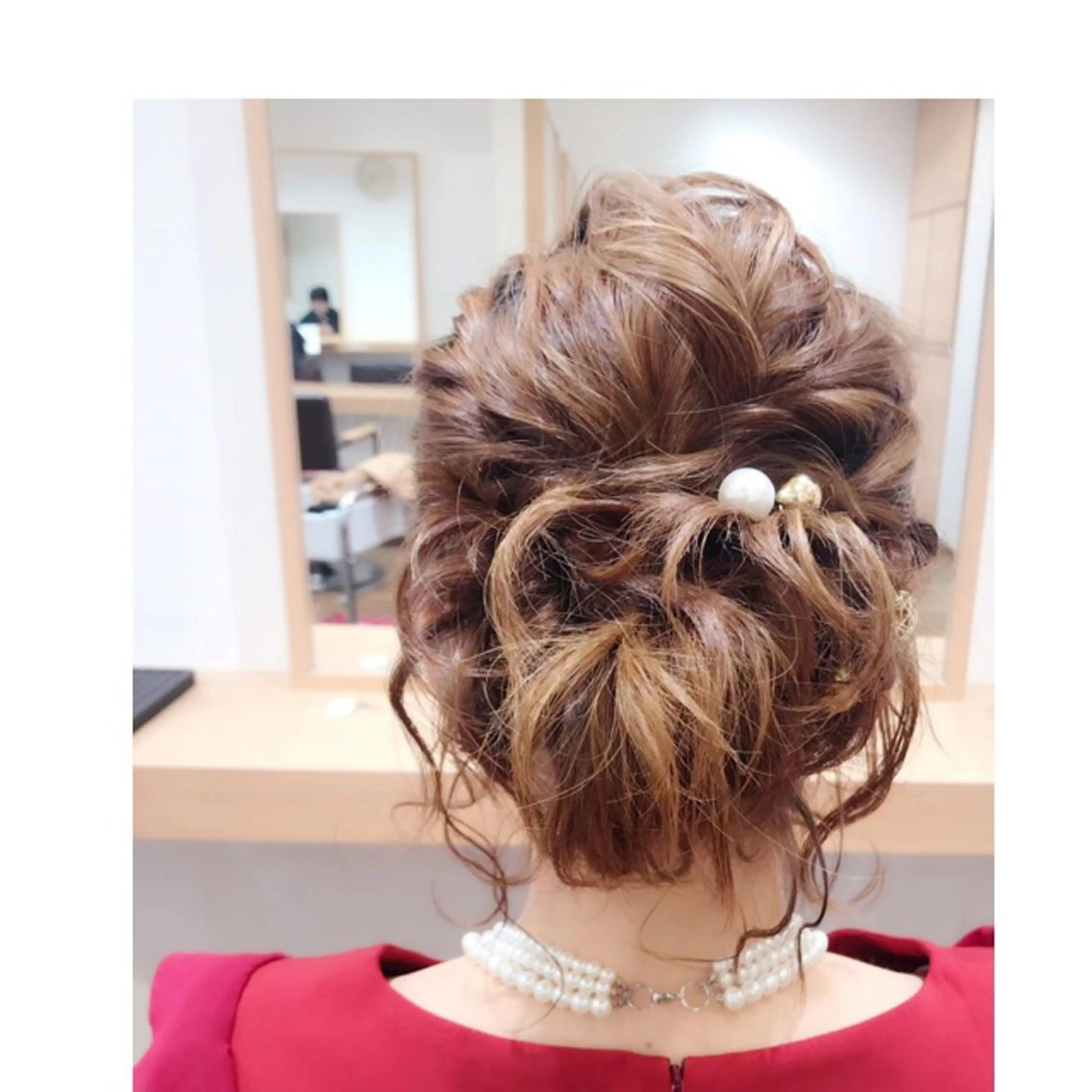 ヘアアレンジ ボブ ヘアセット GRANLUSSO 〜グランルッソ駅前店所属・木口 嘉美のヘアスタイル