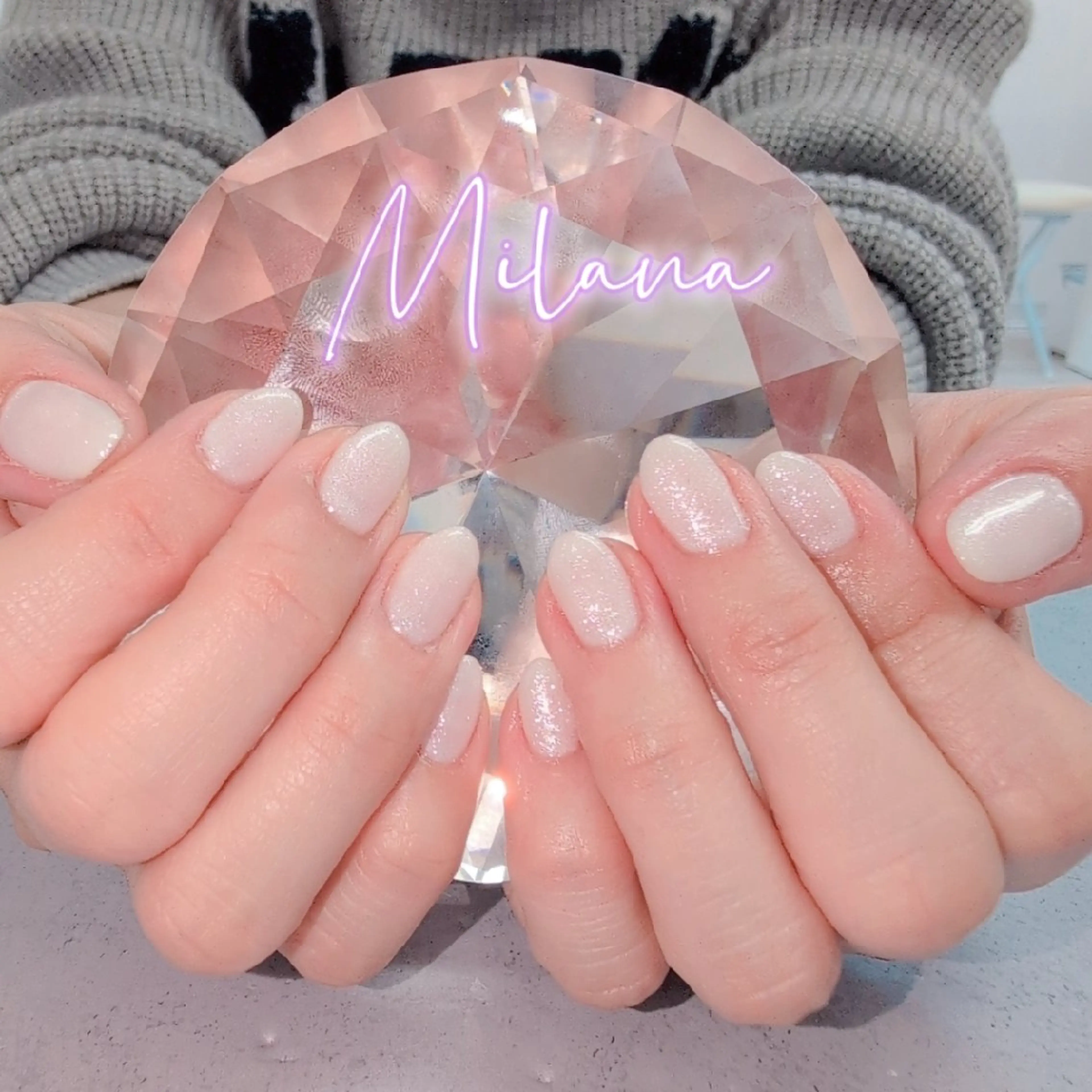 ネイル ワンカラーネイル ハンドネイル Milana 川瀬のネイルデザイン