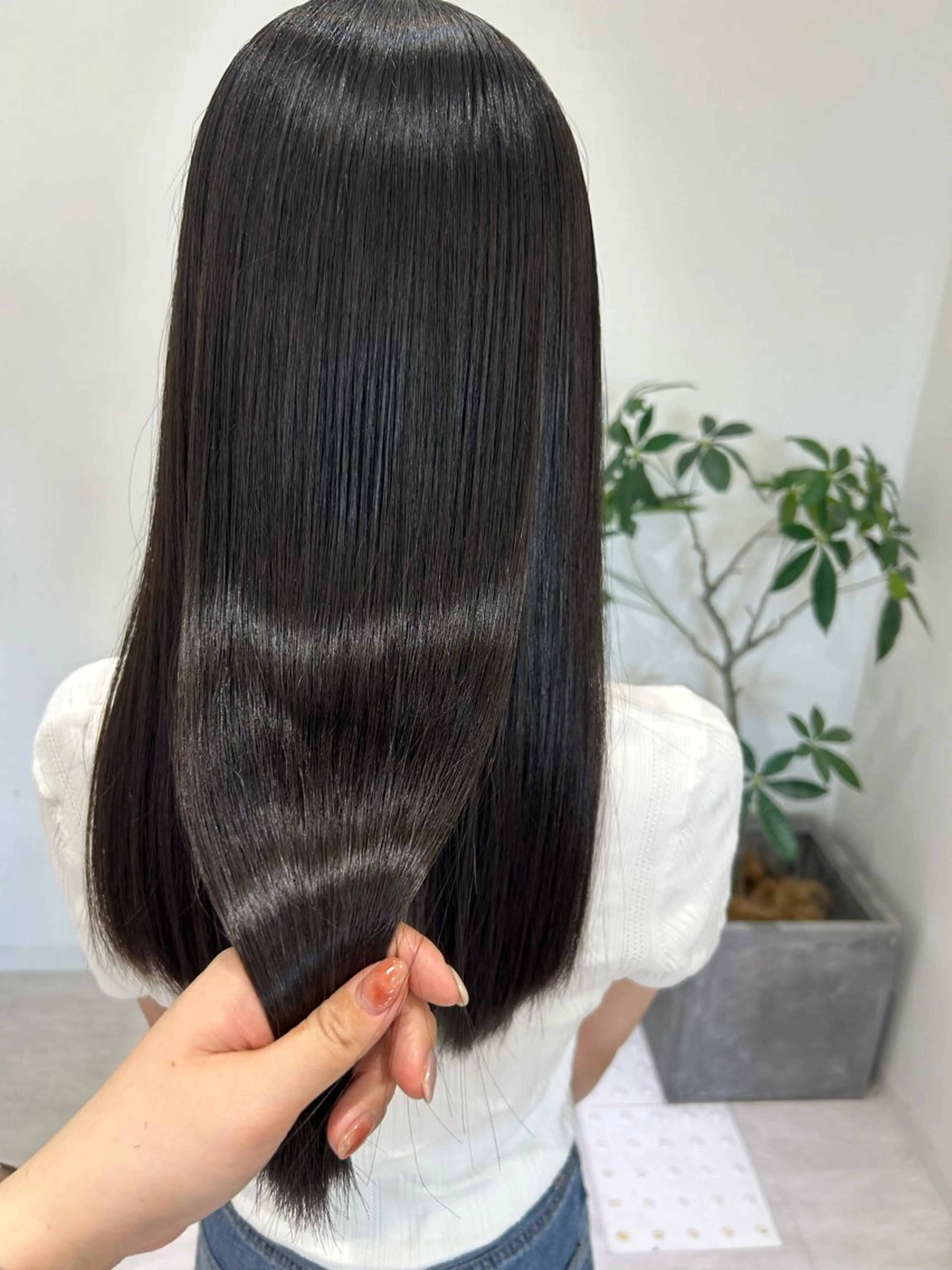 ロング ボブ 髪質改善 似合わせカット おくれ毛 トリートメント その他 ベージュ/ヘアセット 透明感/♡来村　瑚春のヘアスタイル