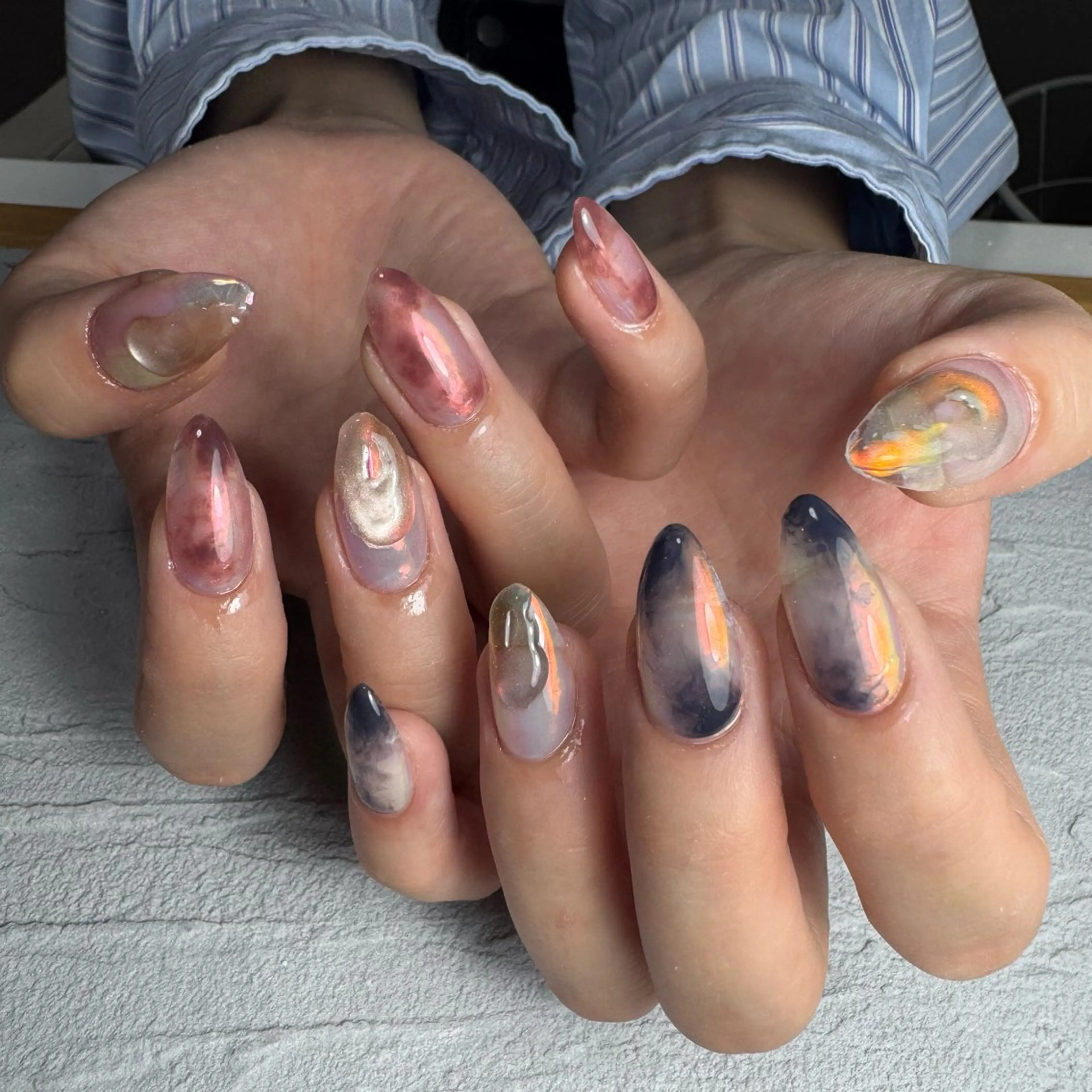 ネイル ハンドネイル Re:Smil所属・☺︎ NOZOMI☺︎のネイルデザイン