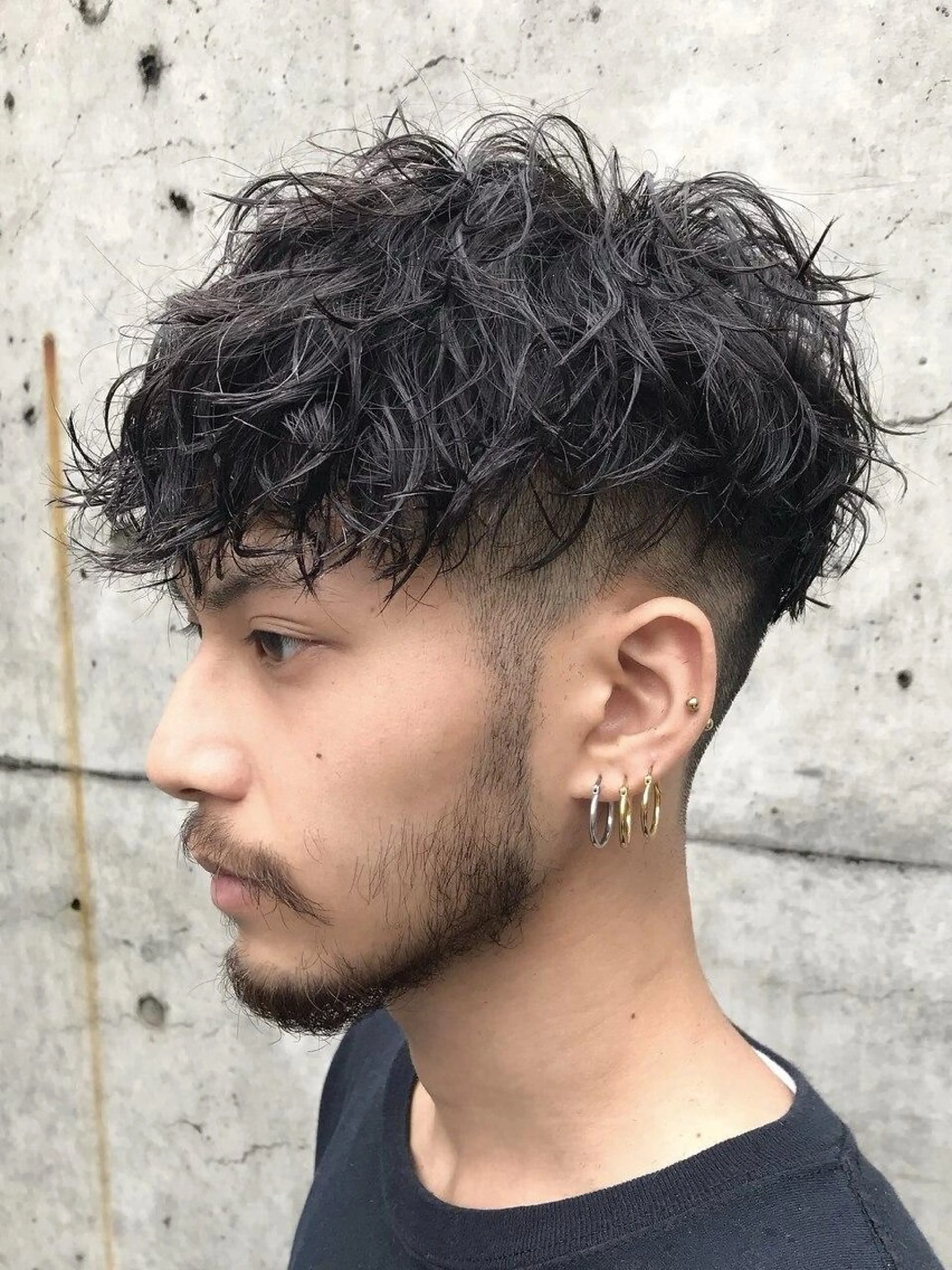 ショート パーマ メンズ カット パーマ トリートメント ヘアセット 11.12月限定割引 fifth前比嘉💥のヘアスタイル