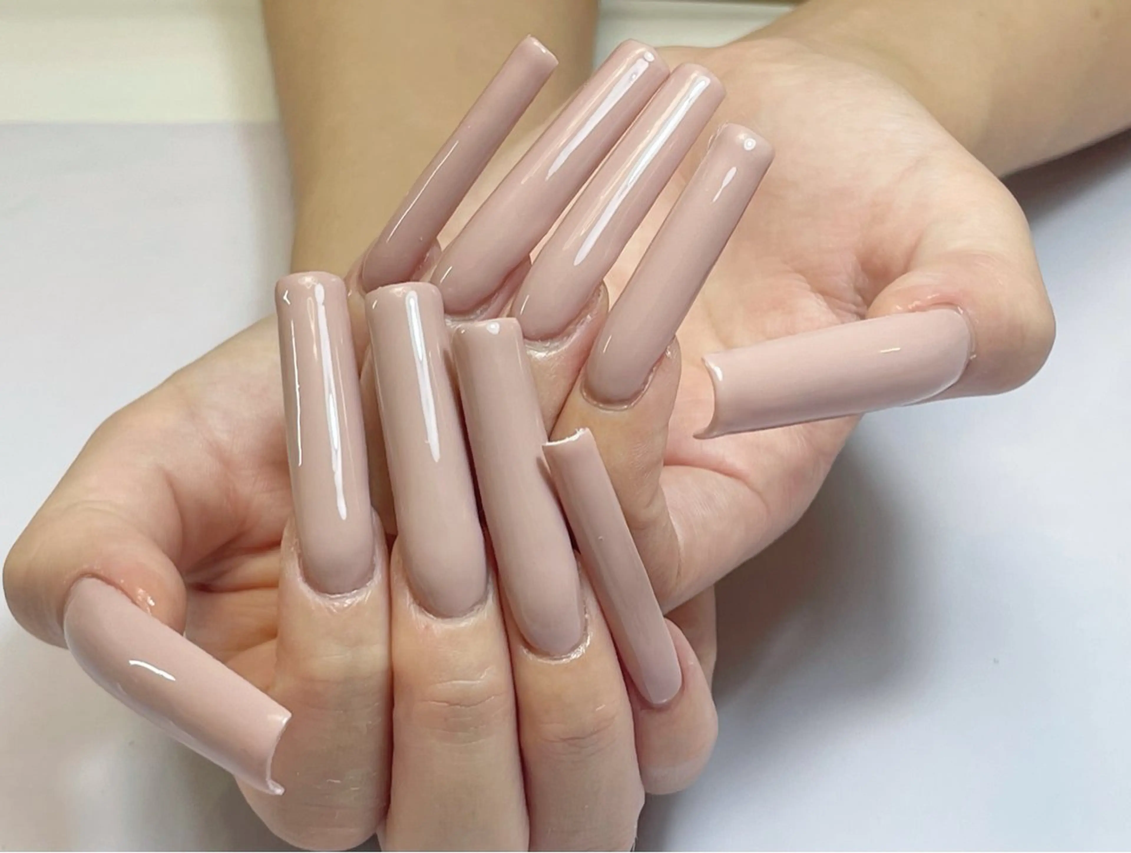 ネイル 長さだし/持込/ ins風ネイル/Umのネイルデザイン