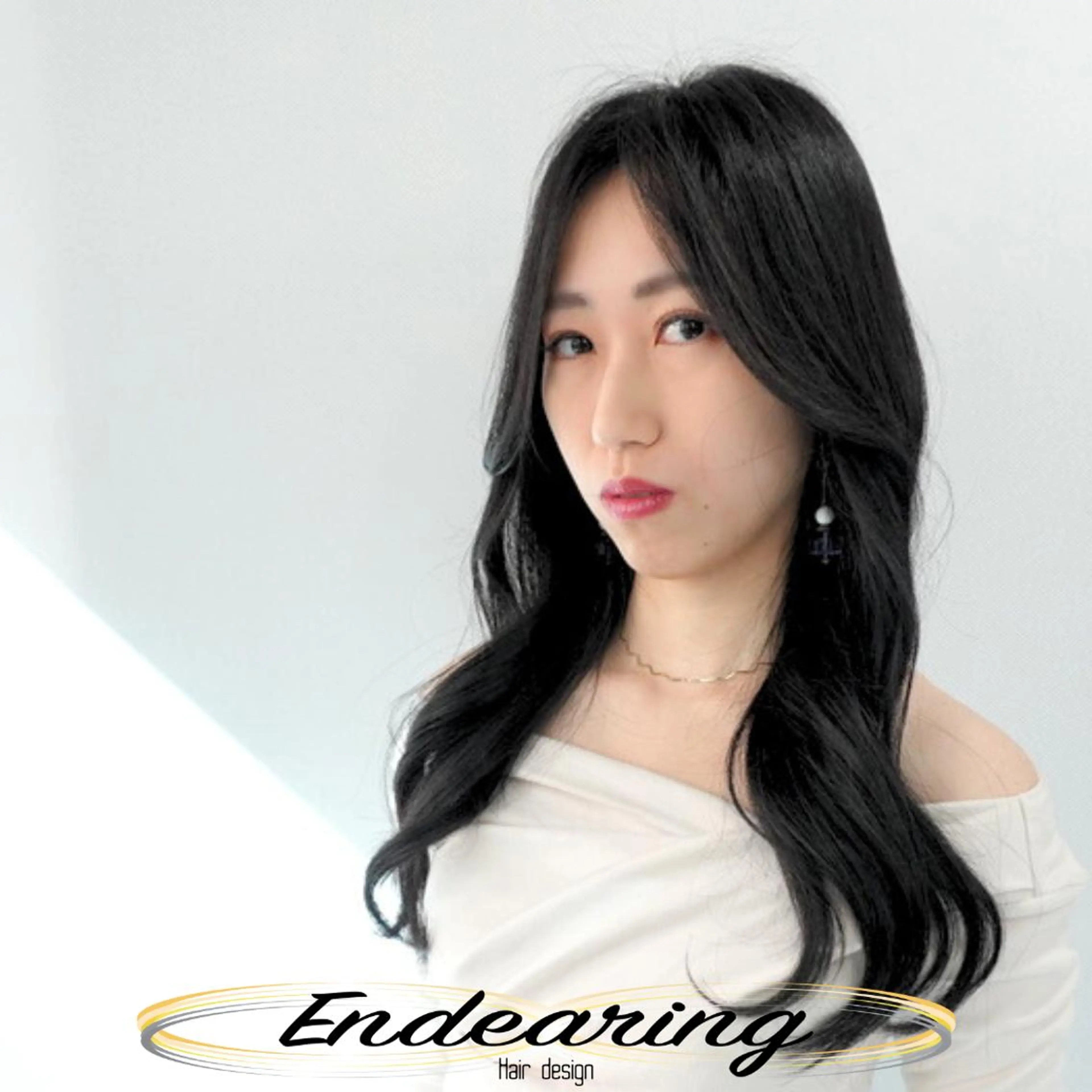 ロング 顔まわりレイヤー 韓国風ヘア レイヤーカット ロング 似合わせカット カット Endearing 銀座/レイヤーカットのヘアスタイル