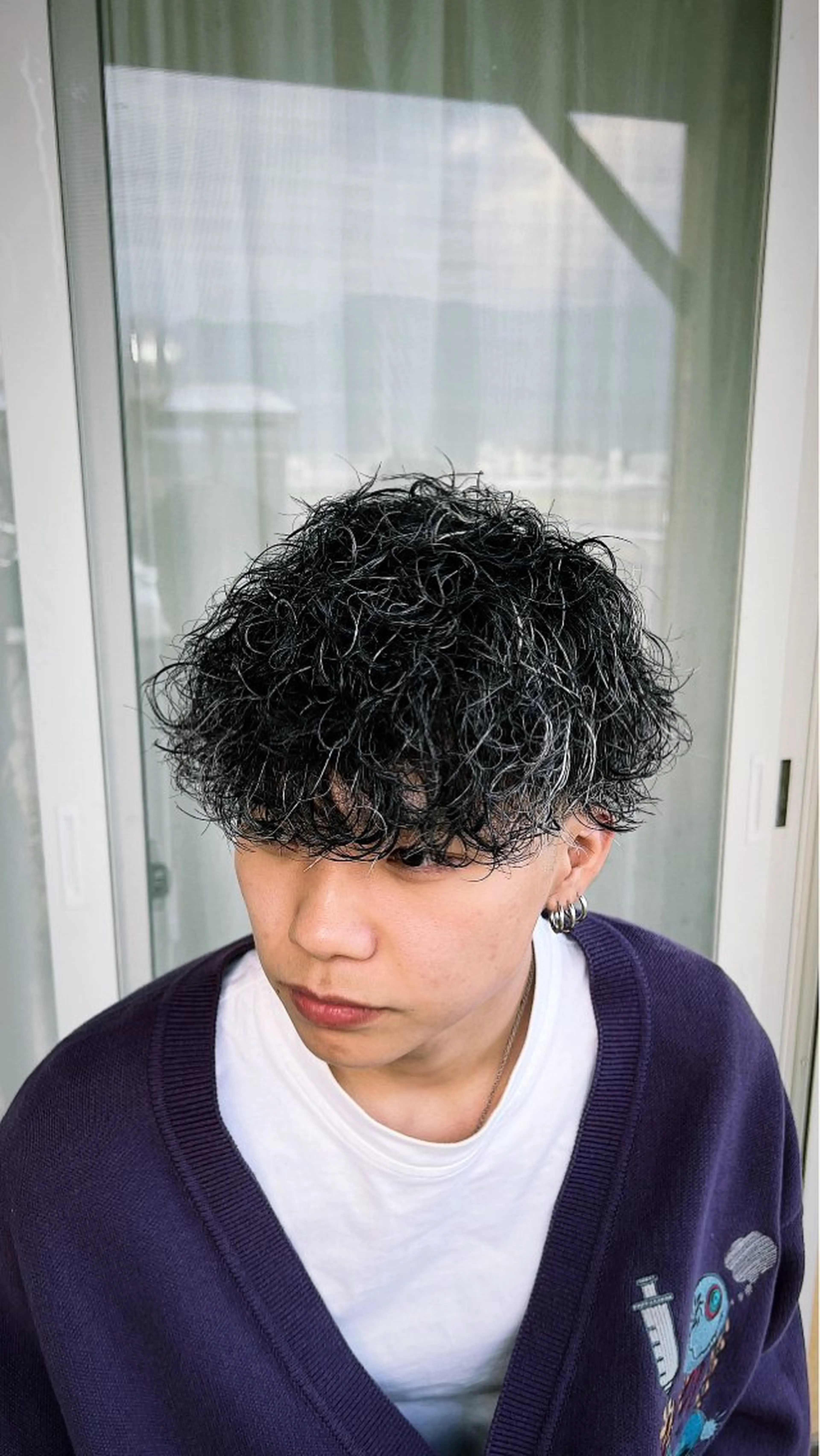 ショート カラー パーマ メンズ WIND by CIEL Flare 心斎橋所属・渡邉 勇樹のヘアスタイル