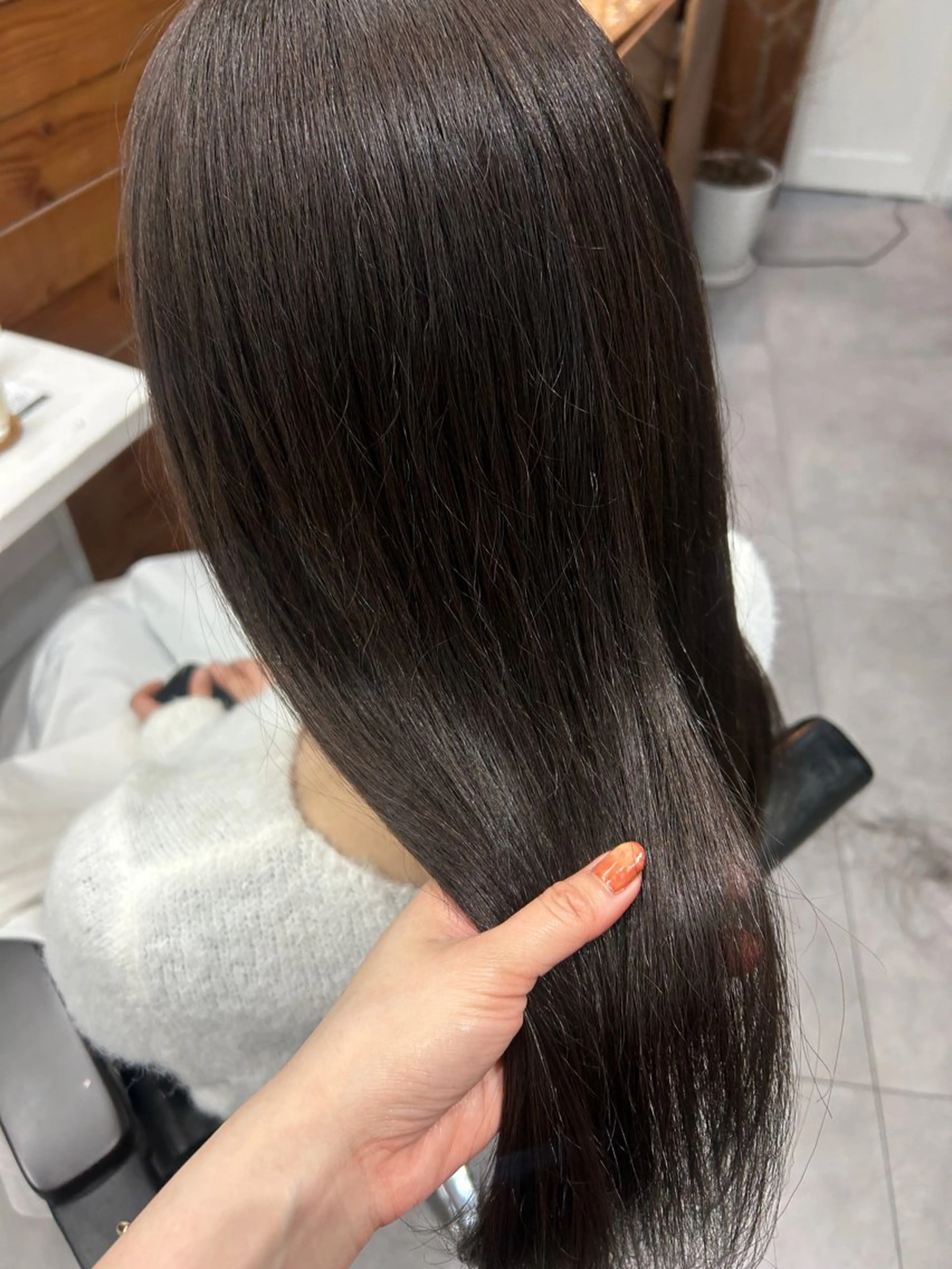 ロング カラー カット ヘアカラー トリートメント レイヤーボブ/ 艶カラー/サナ🌼のヘアスタイル