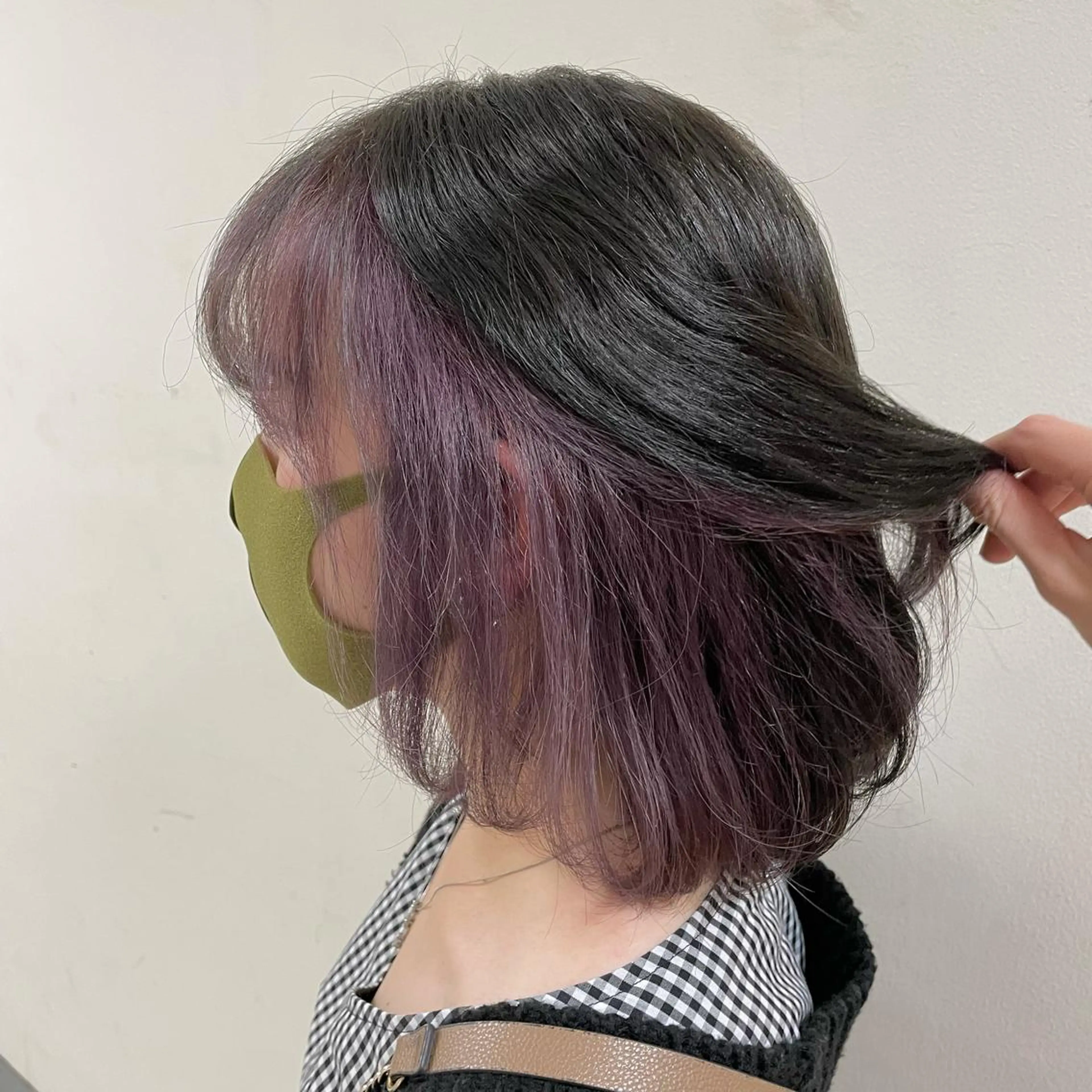 ミディアム カラー ヘアアレンジ カット ヘアカラー トリートメント maoブリーチ無し 似合わせカラーのヘアスタイル