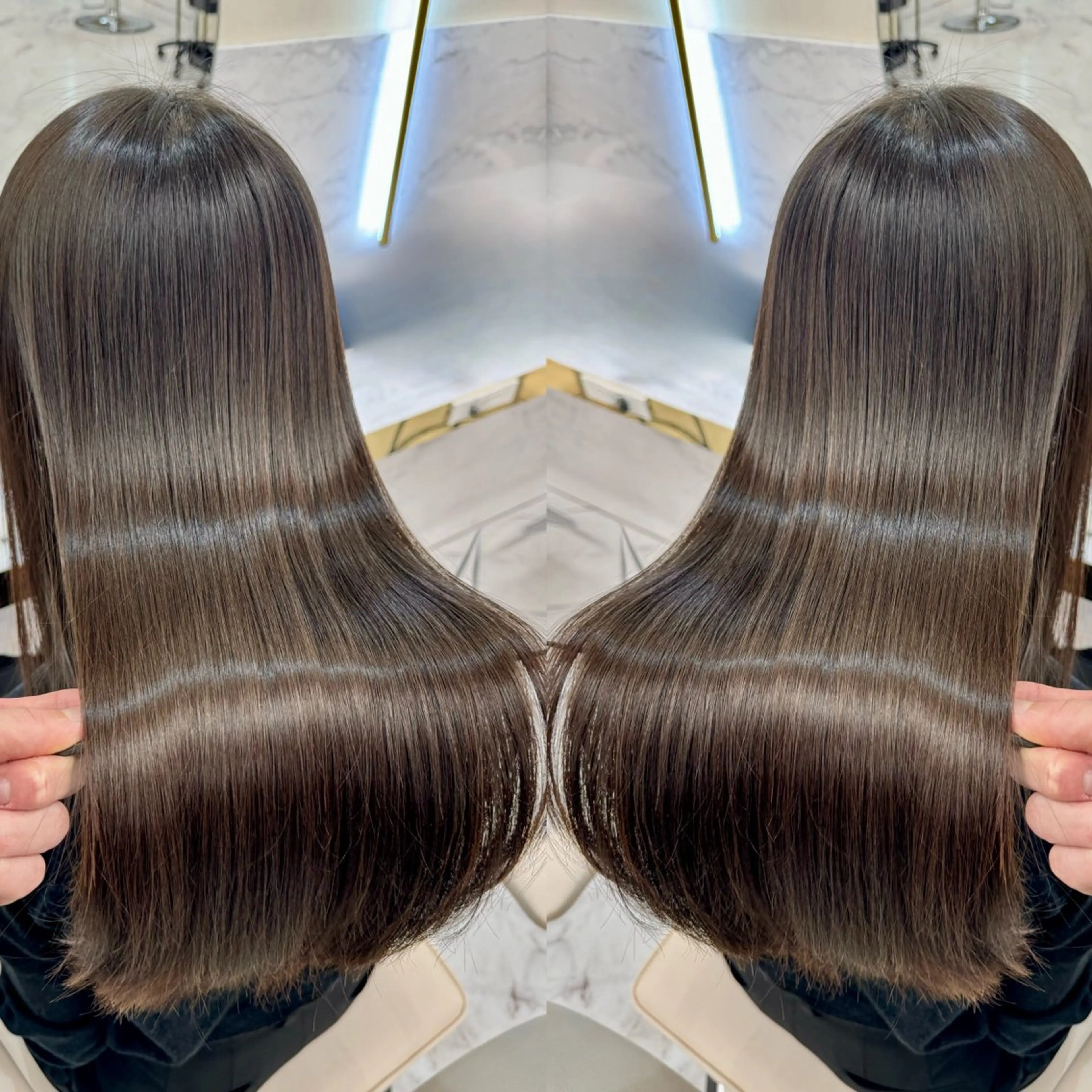 ロング 髪質改善縮毛矯正🫧 村上蒼生のヘアスタイル