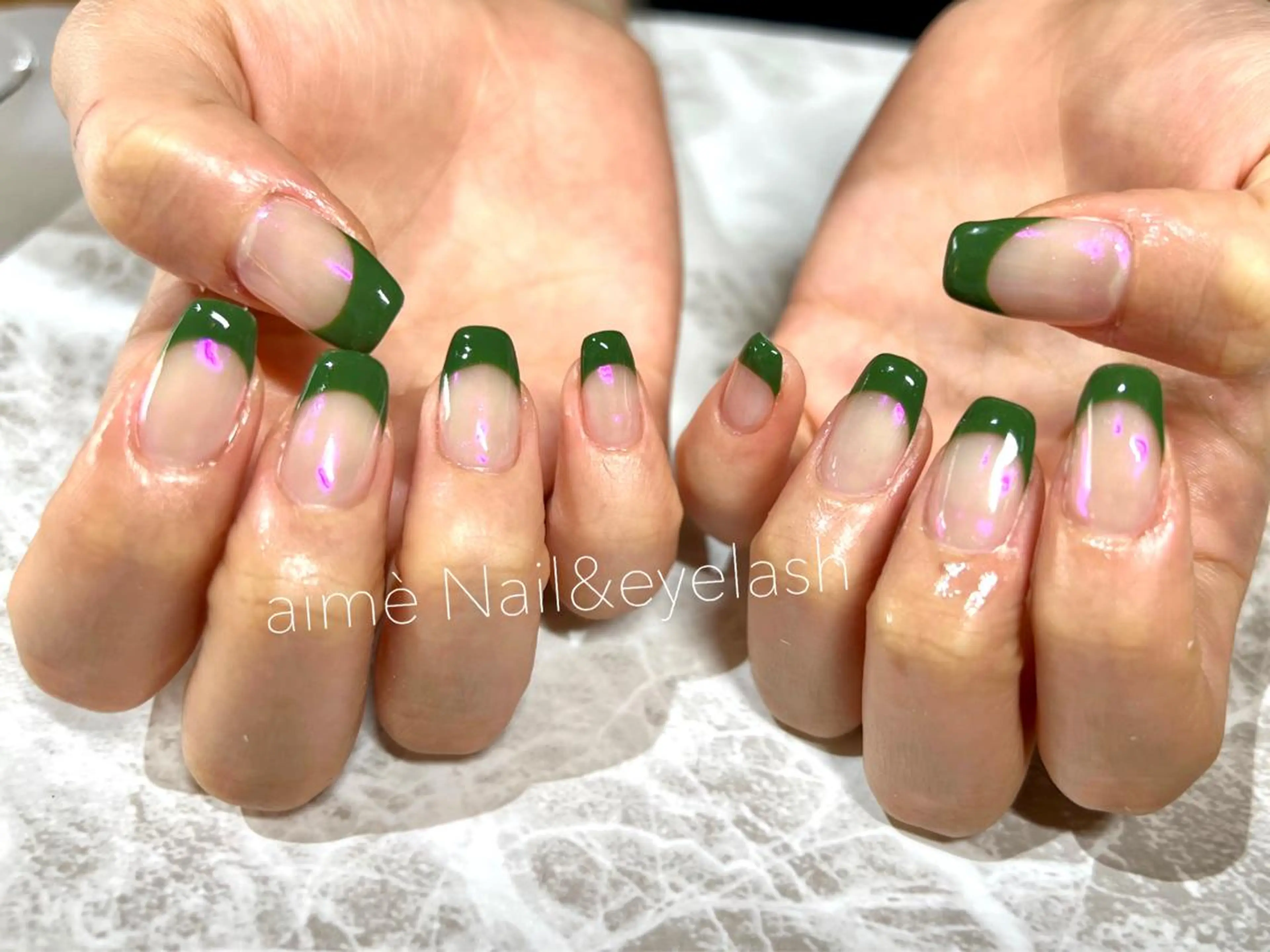 ネイル aime 中崎町のネイルデザイン