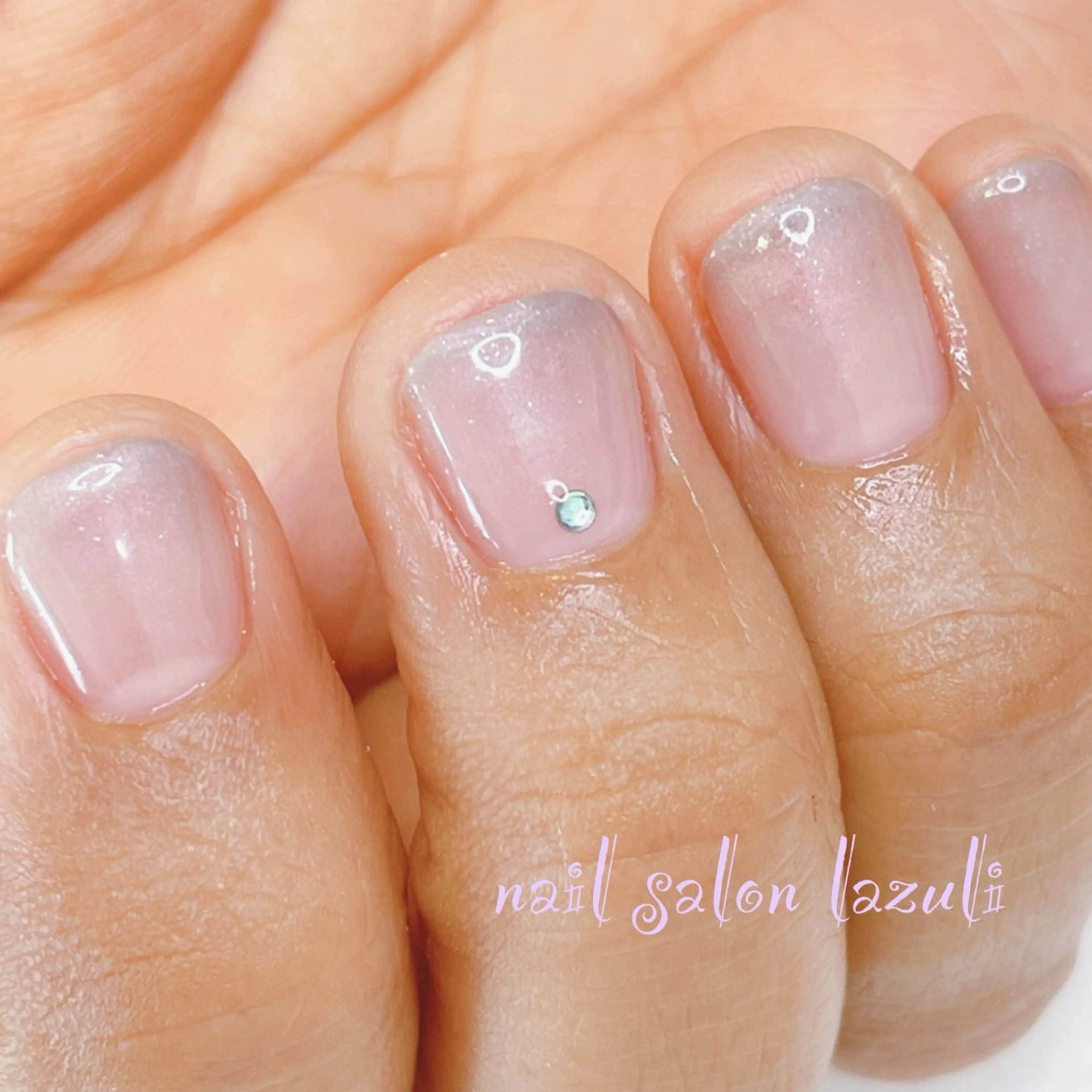 ネイル ショートネイル シンプルネイル ハンドネイル nail salon lazuliのネイルデザイン
