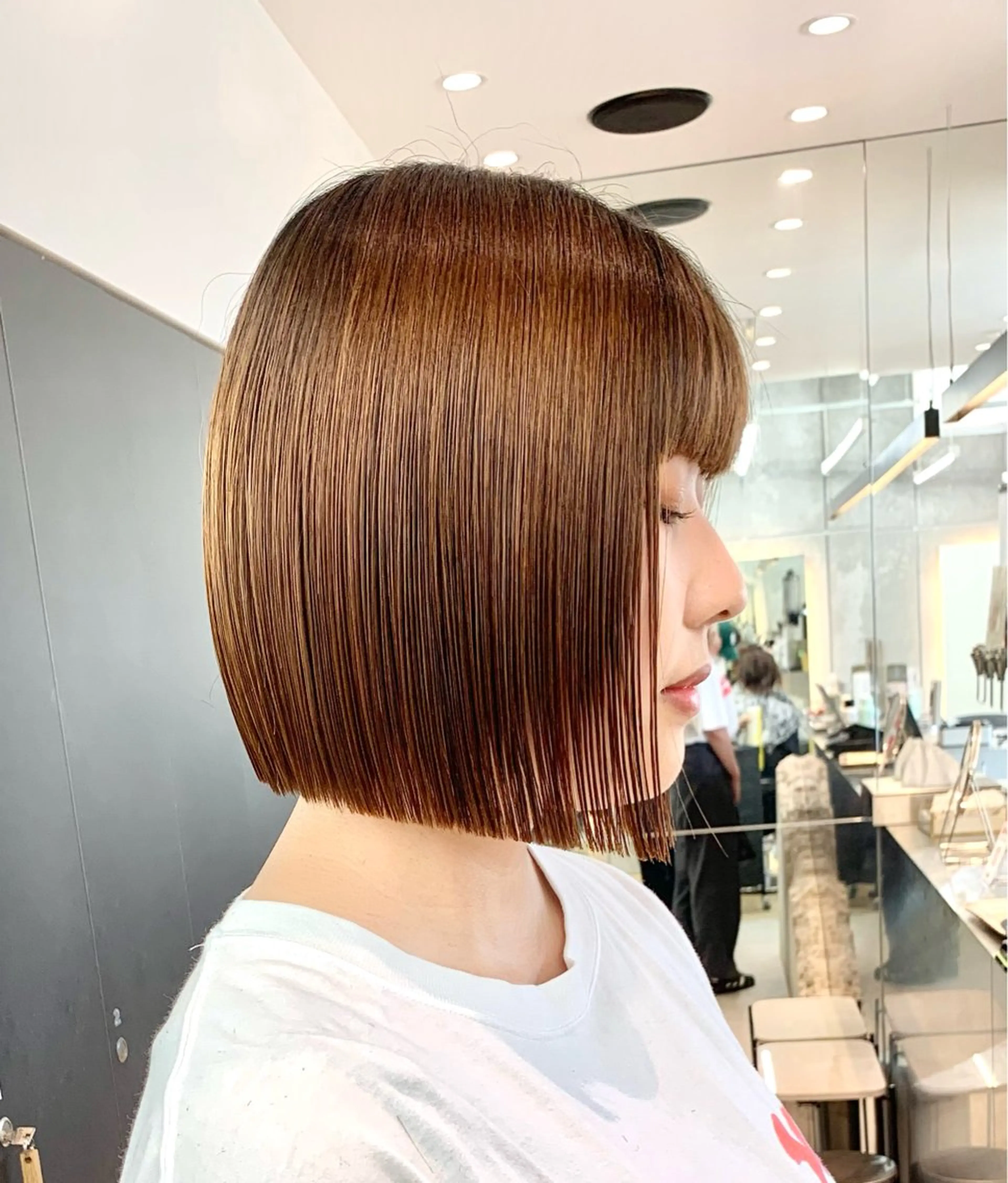 ショート カット ヘアカラー トリートメント 縮毛矯正/韓国ヘア /ブリーチ/柴山のヘアスタイル