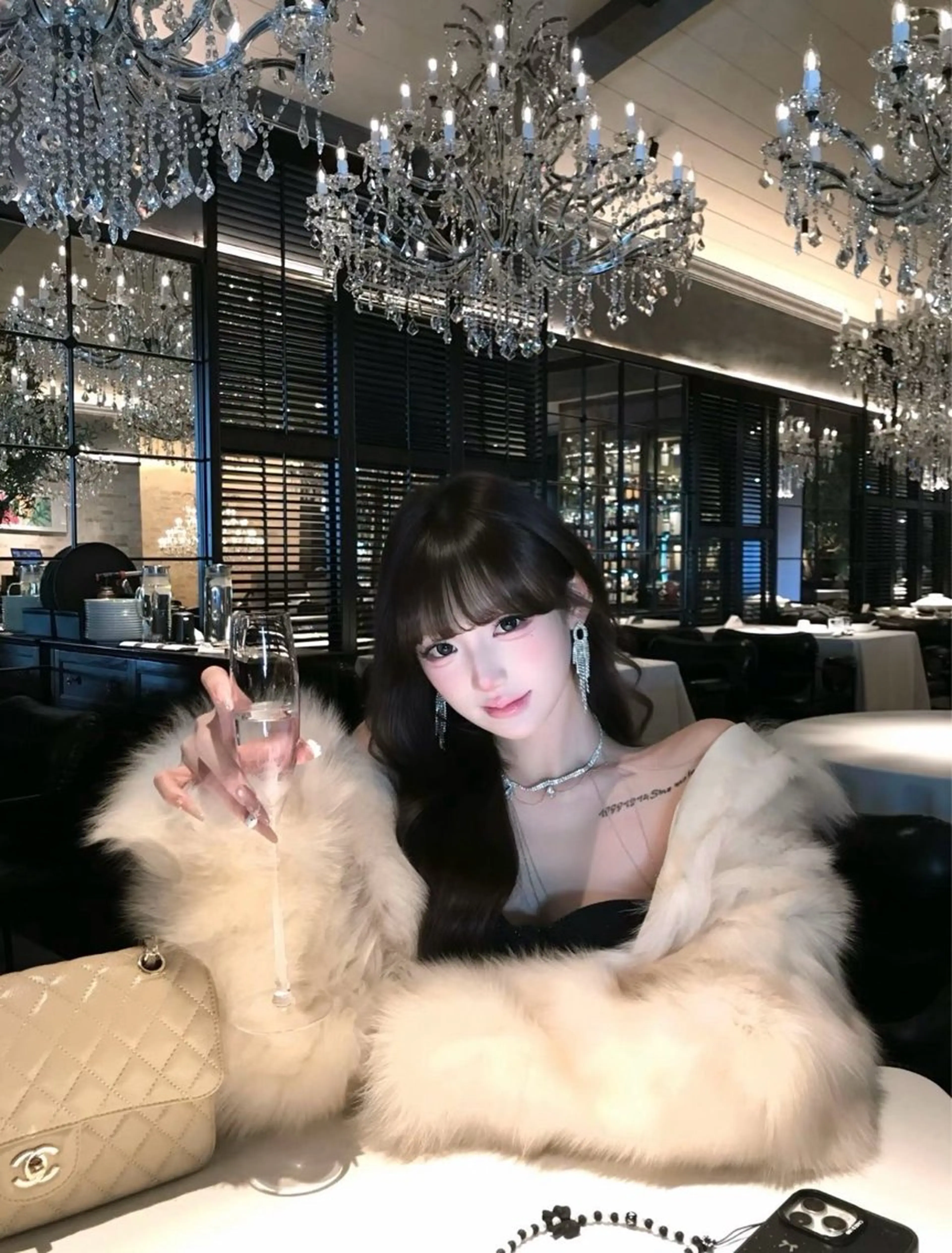 セミロング カラー 黒髪 ブルーカラー ケアカラー ラベンダーカラー 小顔カット カット ヘアカラー トリートメント 原宿/ワンホンヘア SAAYA🖤のヘアスタイル