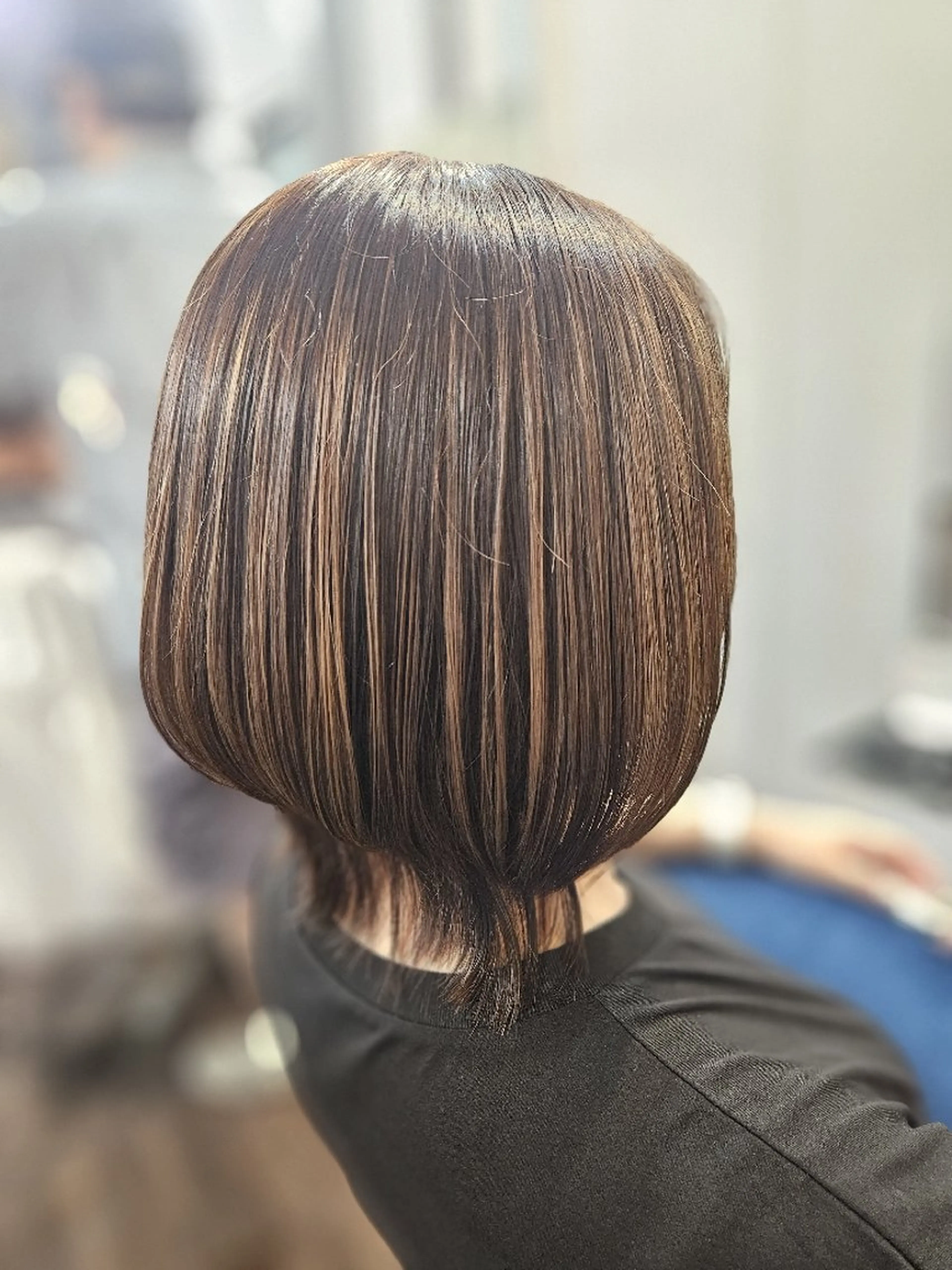 ミディアム カラー ベージュカラー ハイライトカラー ハイライト カット ヘアカラー トリートメント terra✂️川嶋 大輔のヘアスタイル