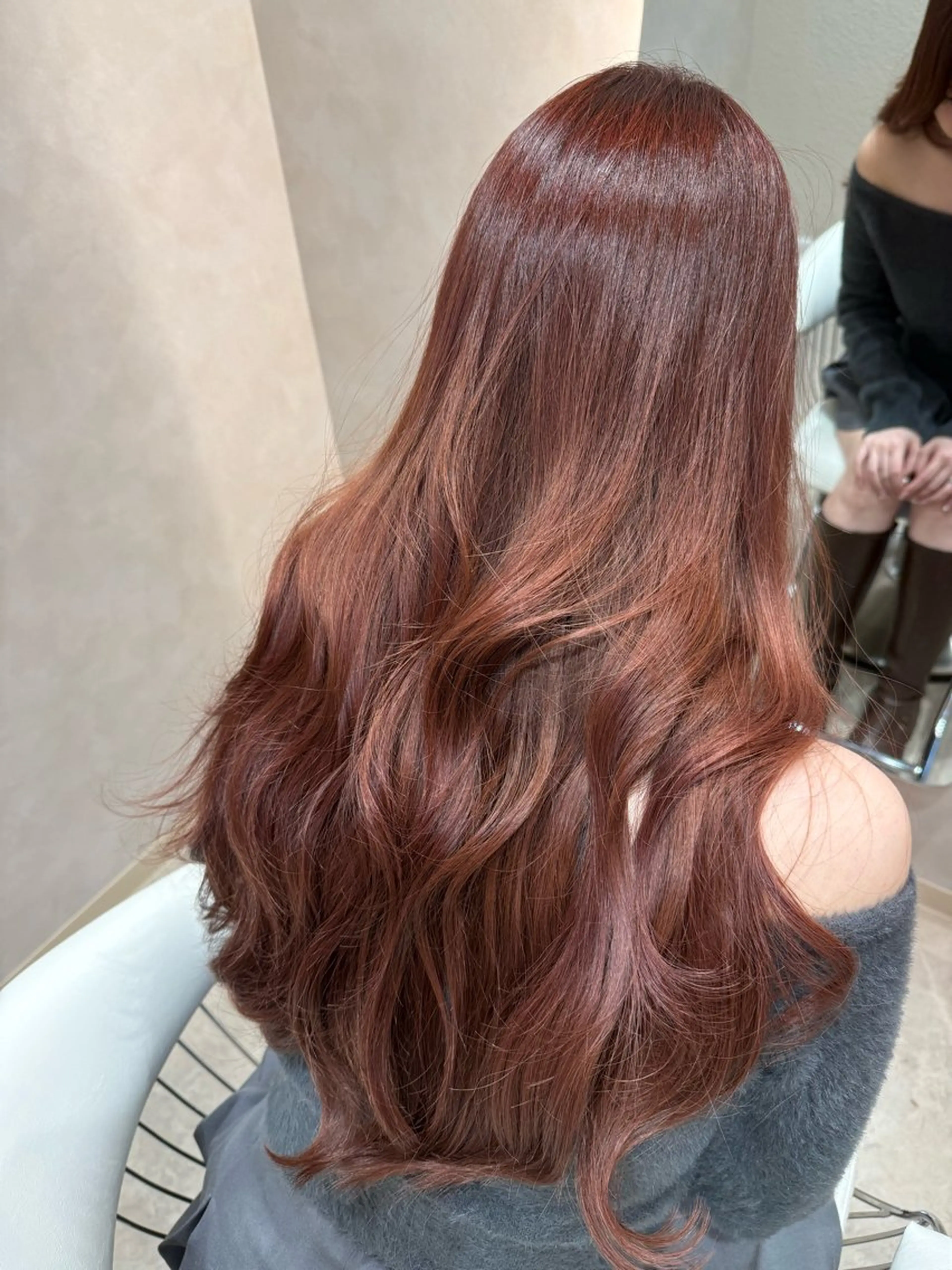 当日限定❗️透明感カラー🩵＋1step髪質改善トリートメント💕🫧の写真