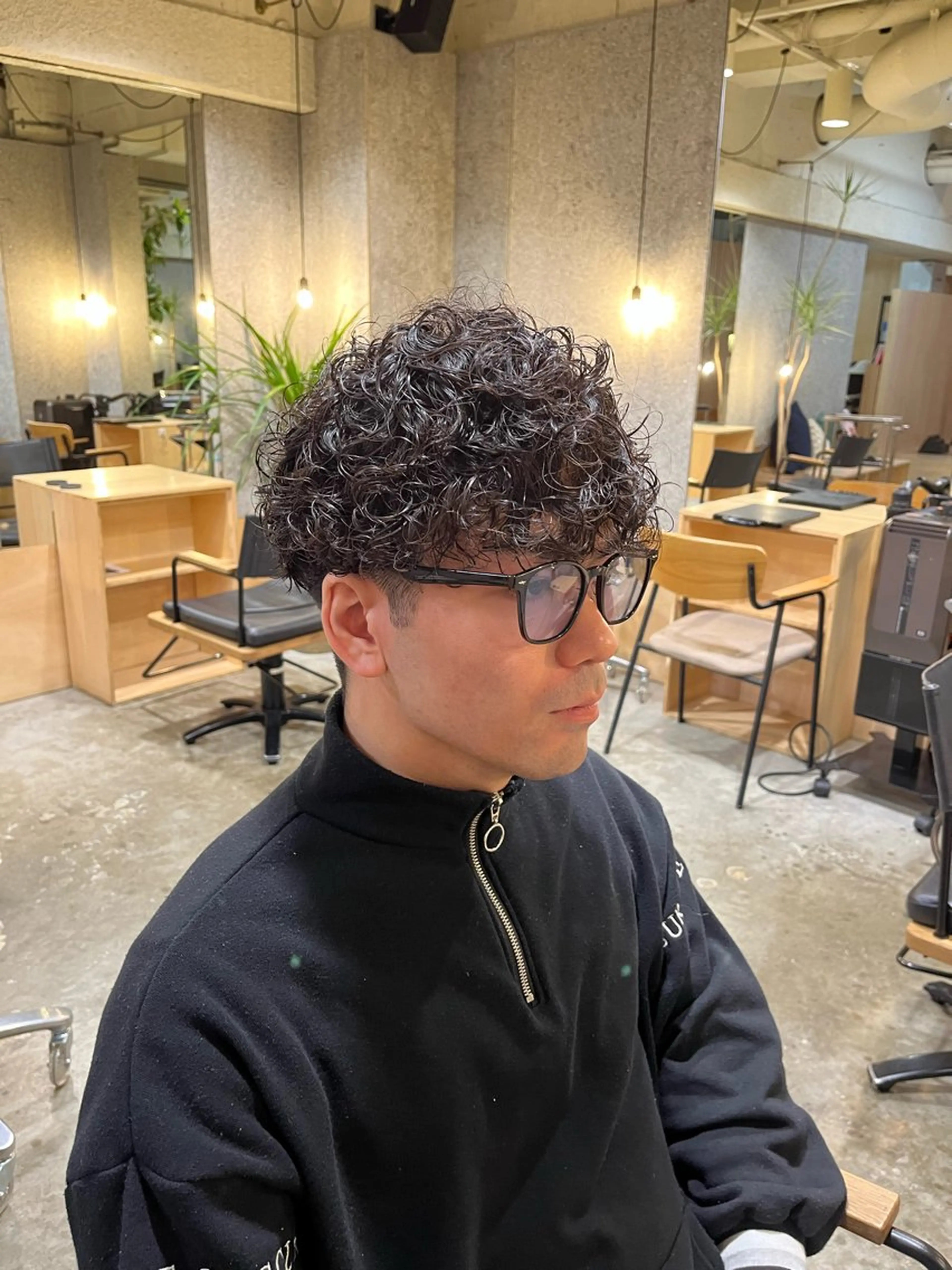 パーマ メンズ メンズパーマ プードルパーマ プードルパーマ カット パーマ 💇‍♂️キョウヤ パーマ特化💇‍♂️のヘアスタイル