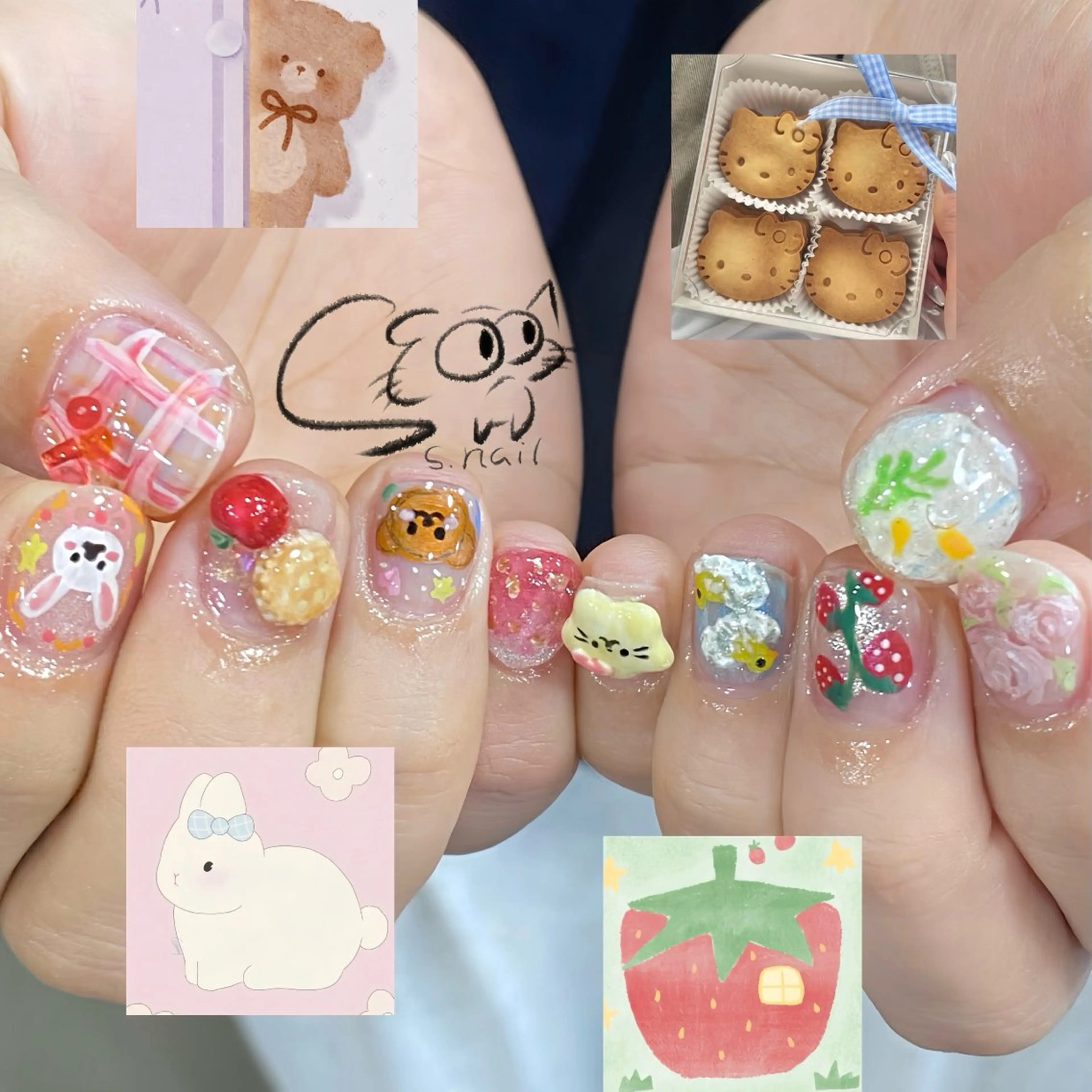 ネイル アートネイル チークネイル フレンチネイル グラデーション マグネットネイル ハンドネイル S.nail所属・S.nail _のネイルデザイン