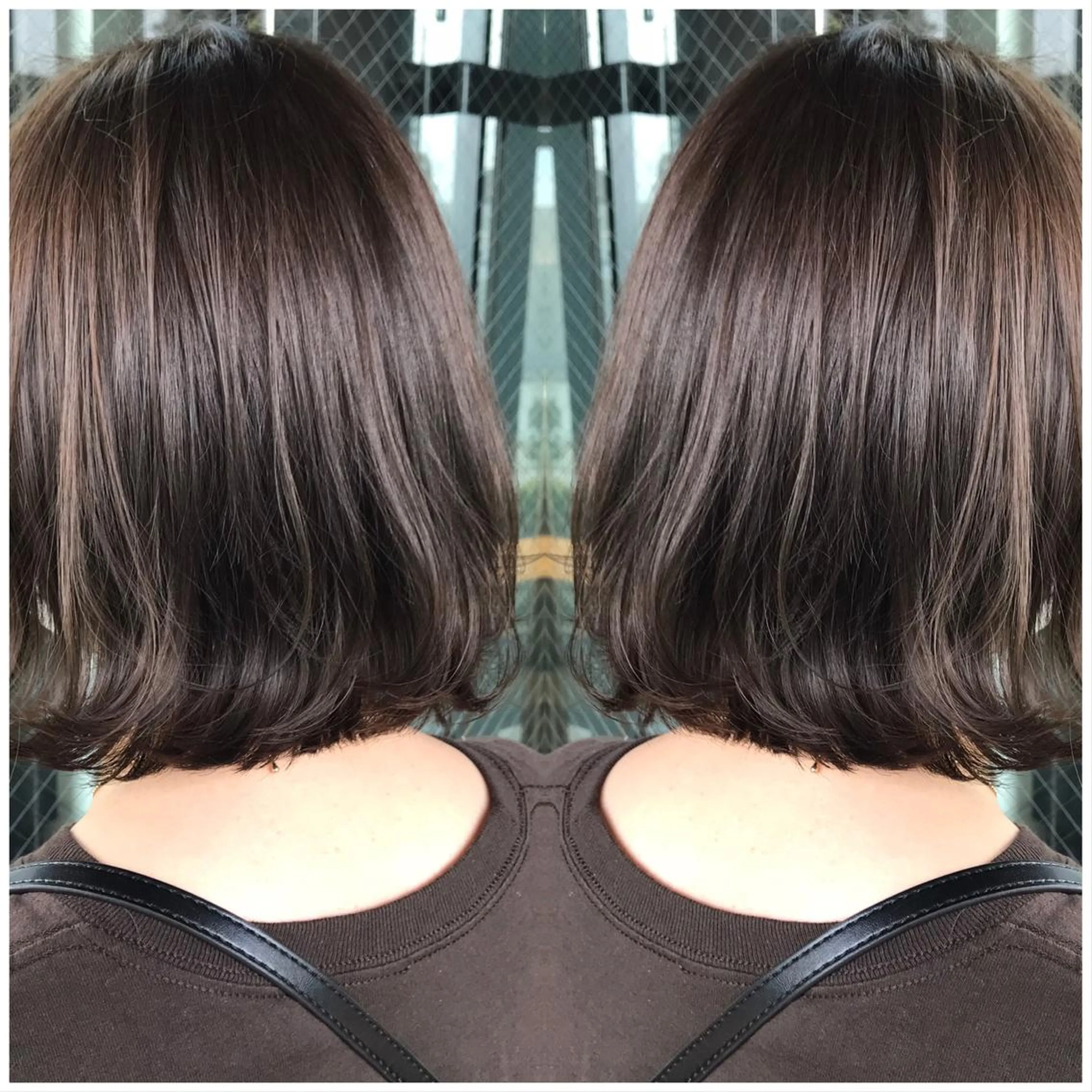 ショート カラー ベージュカラー オリーブベージュ 外ハネヘア カット ヘアカラー トリートメント BOOTH share salon所属・ハタケヤマヨシキ ／BOOTHのヘアスタイル