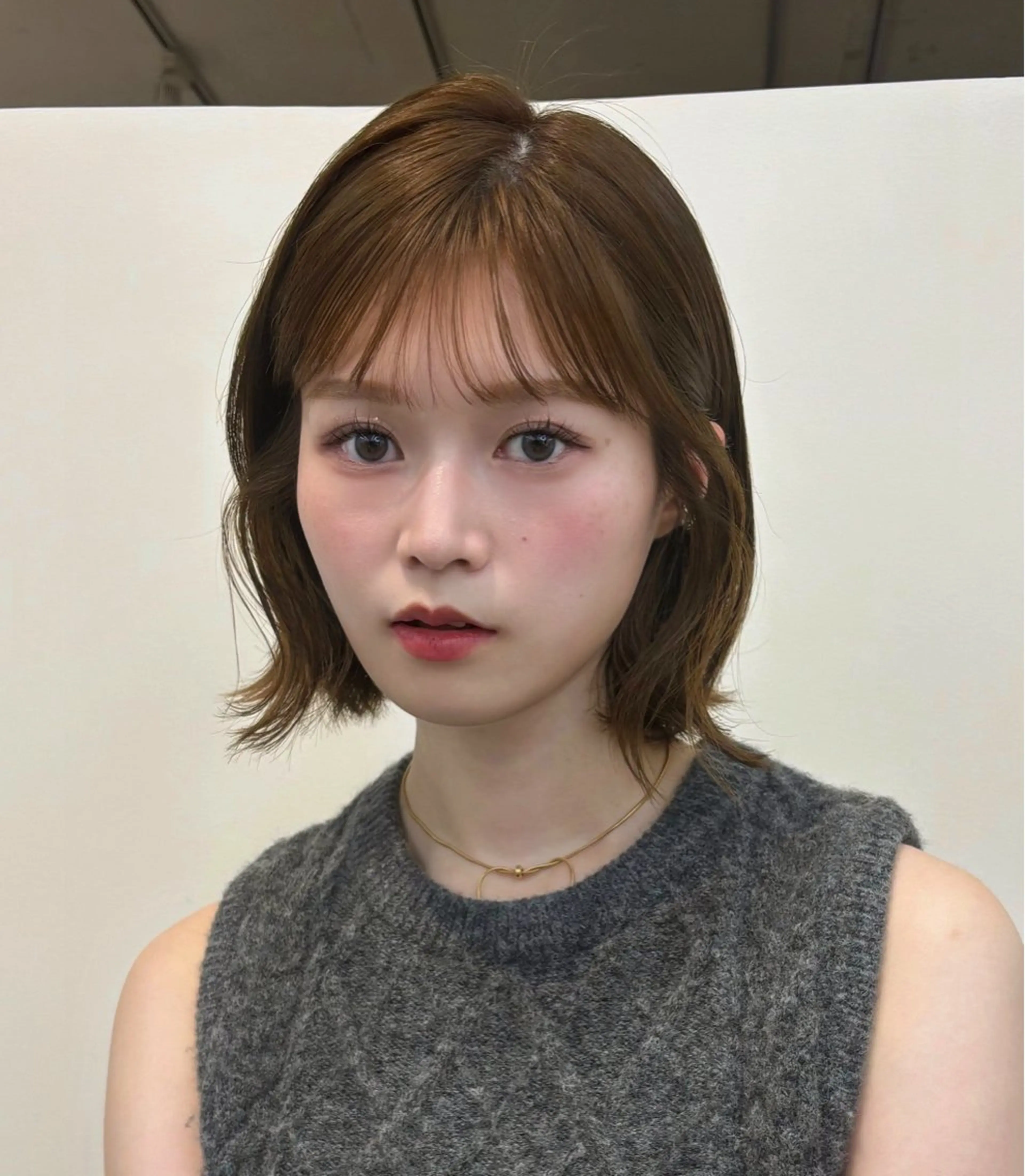 ショート カラー ベージュカラー 透明感カラー ボブ ❣️圧倒的透明感ヘア ❣️yukinaのヘアスタイル