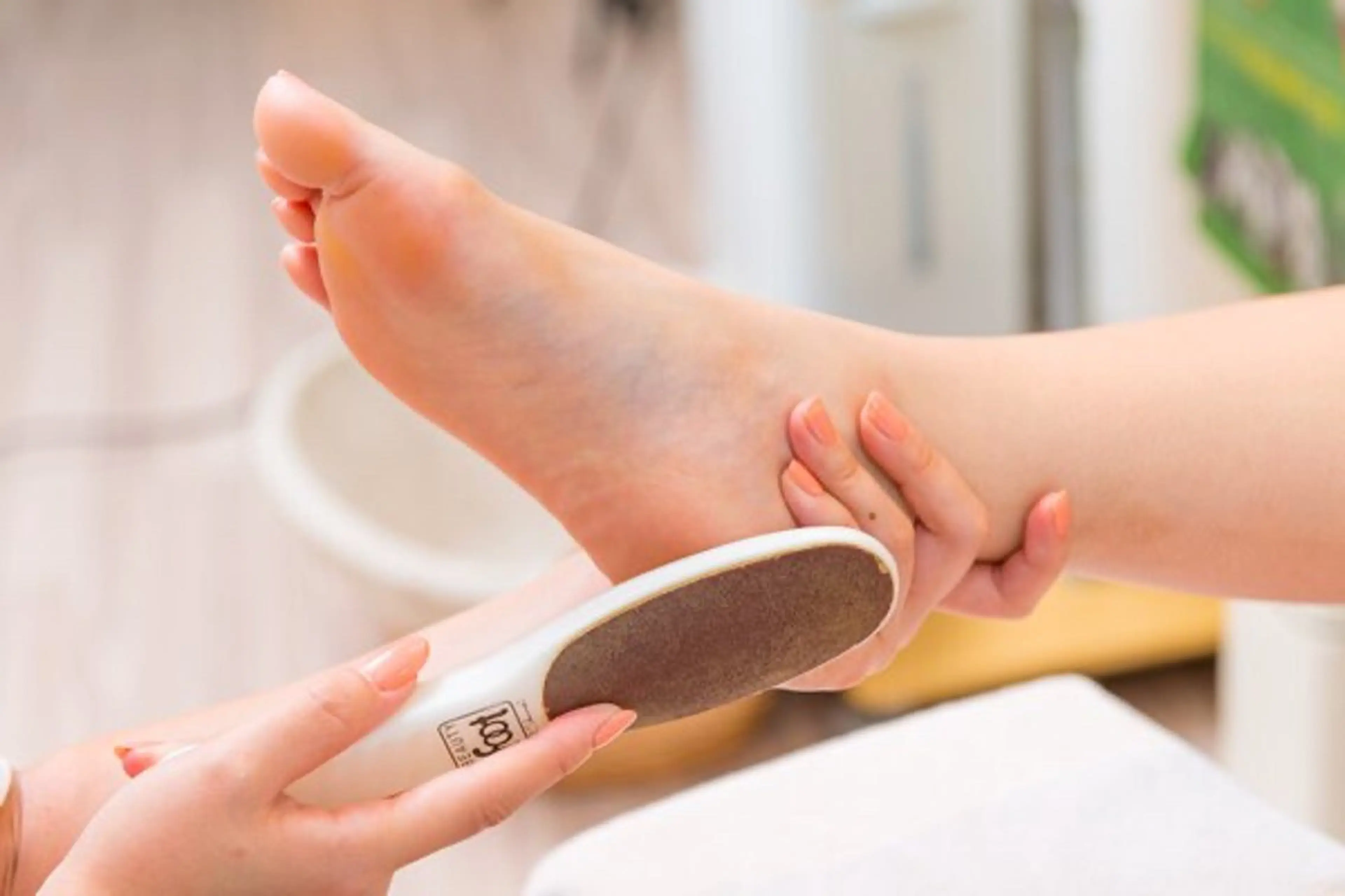 角質除去👣足裏モチモチ！！アロマフットバス付き♪の写真