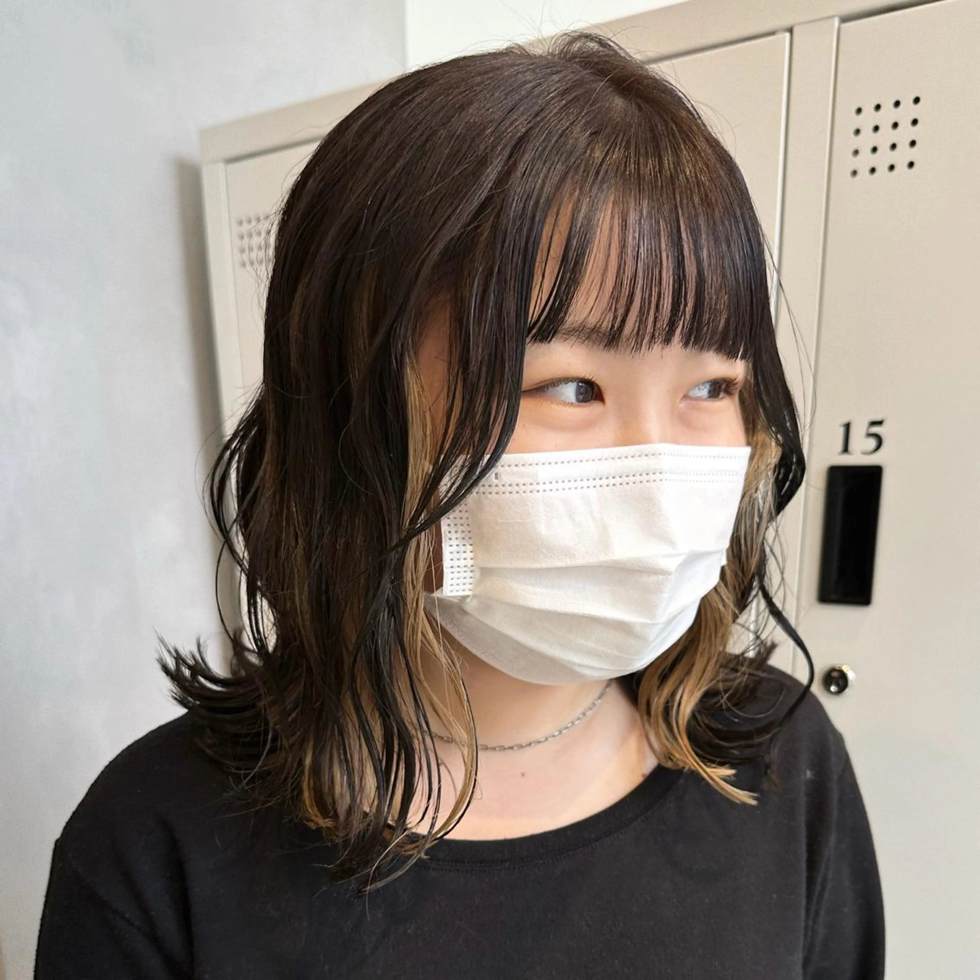 ミディアム カラー カット ヘアカラー トリートメント デザインカラー/パー マ🦖外岡咲希🦖のヘアスタイル