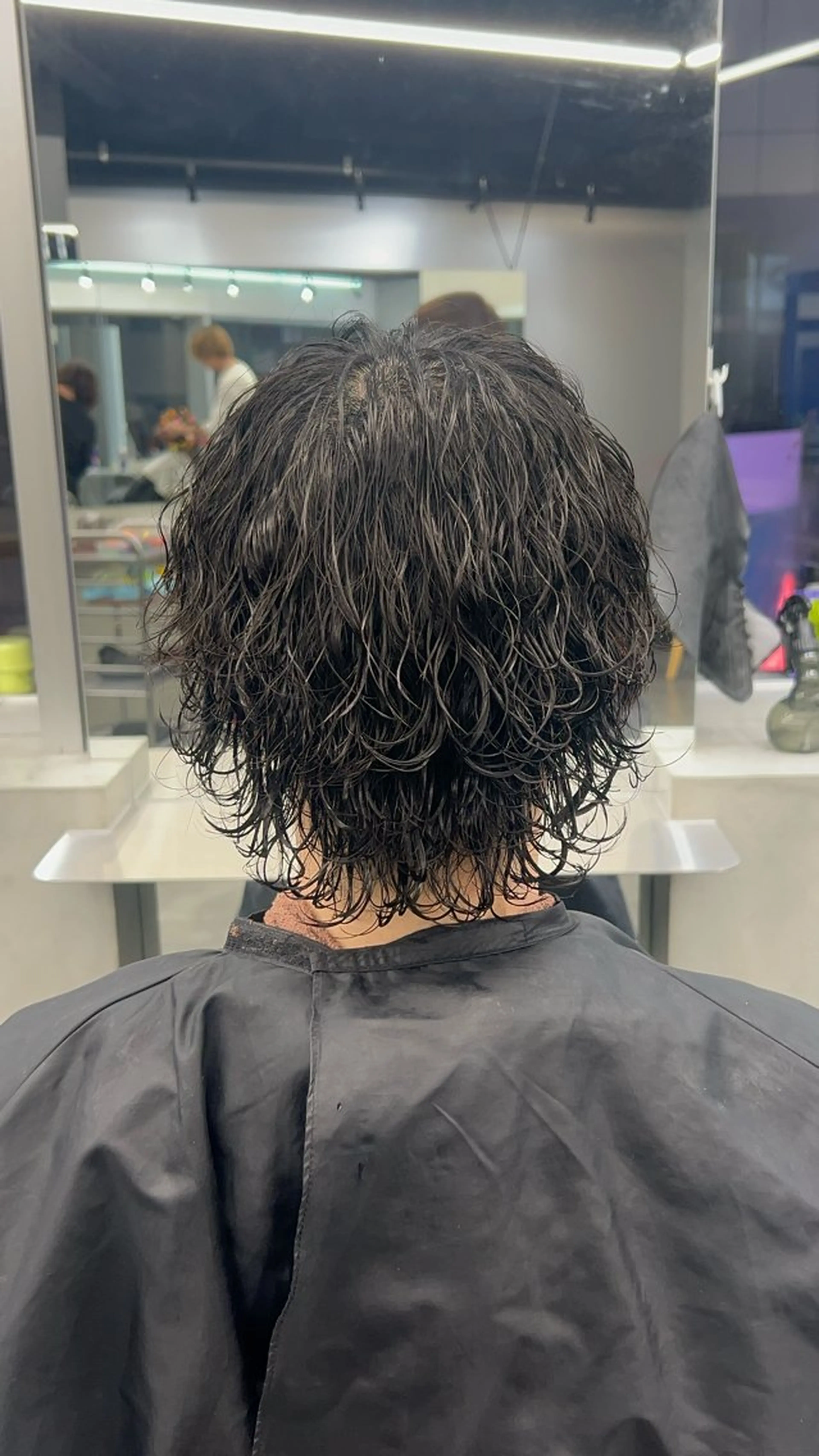 パーマ メンズ 藤平海音/fifth PARKのヘアスタイル