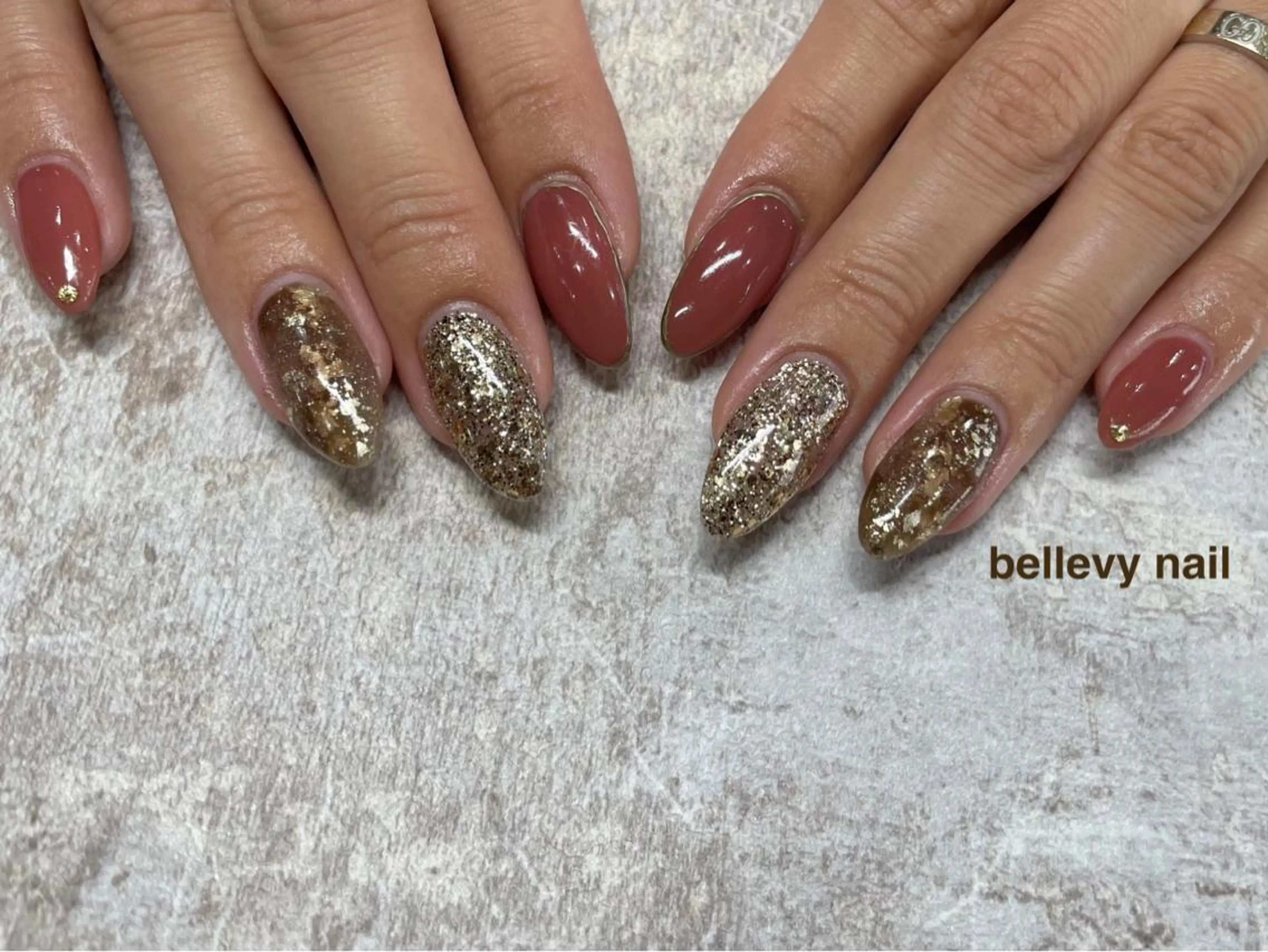 ネイル bellevy所属・藤原 はずきのネイルデザイン