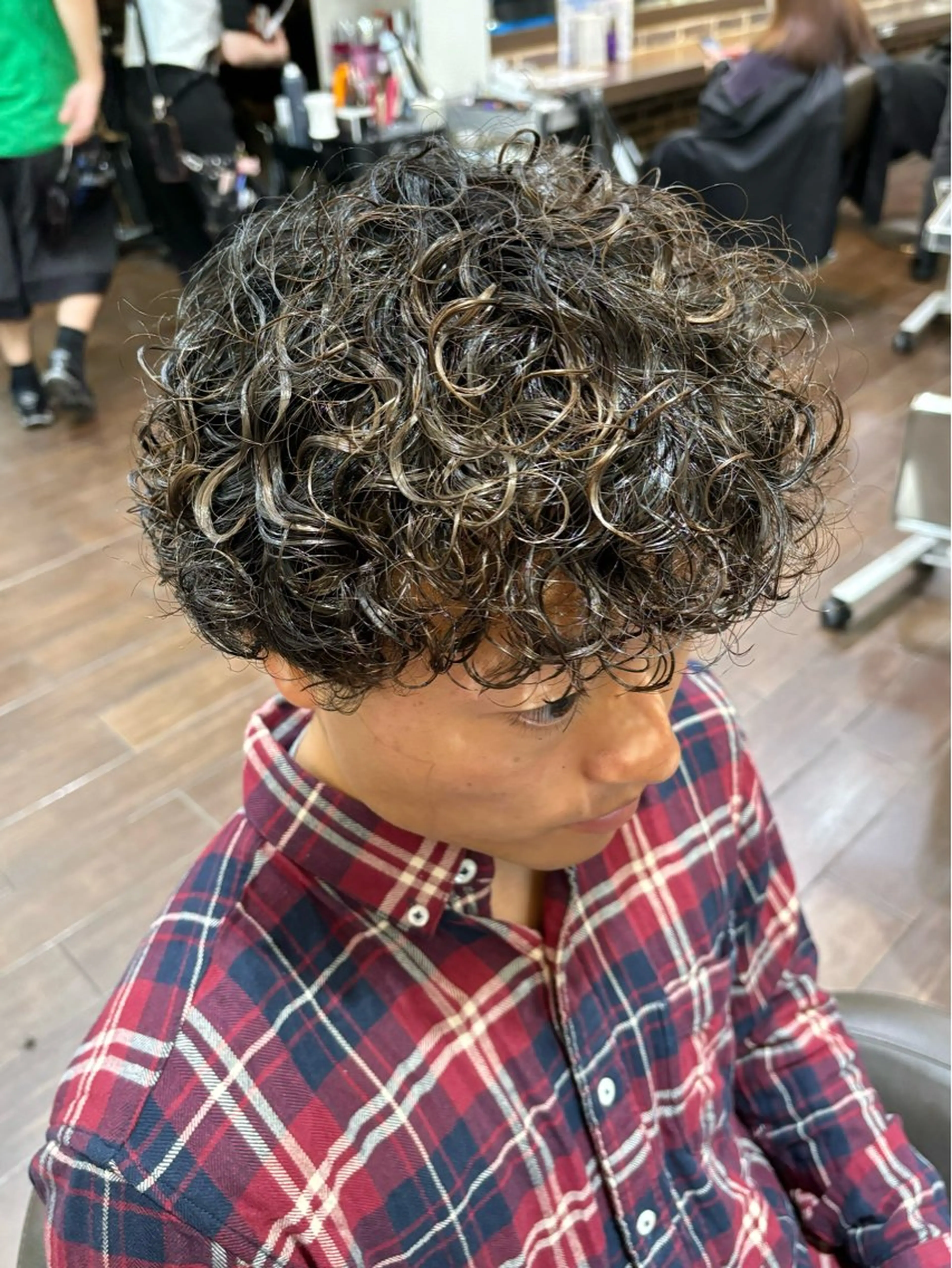 パーマ メンズ メンズパーマ カット パーマ トリートメント ヘッドスパ ヘアセット 個性派ネイル /コトミ🐸のその他イメージ