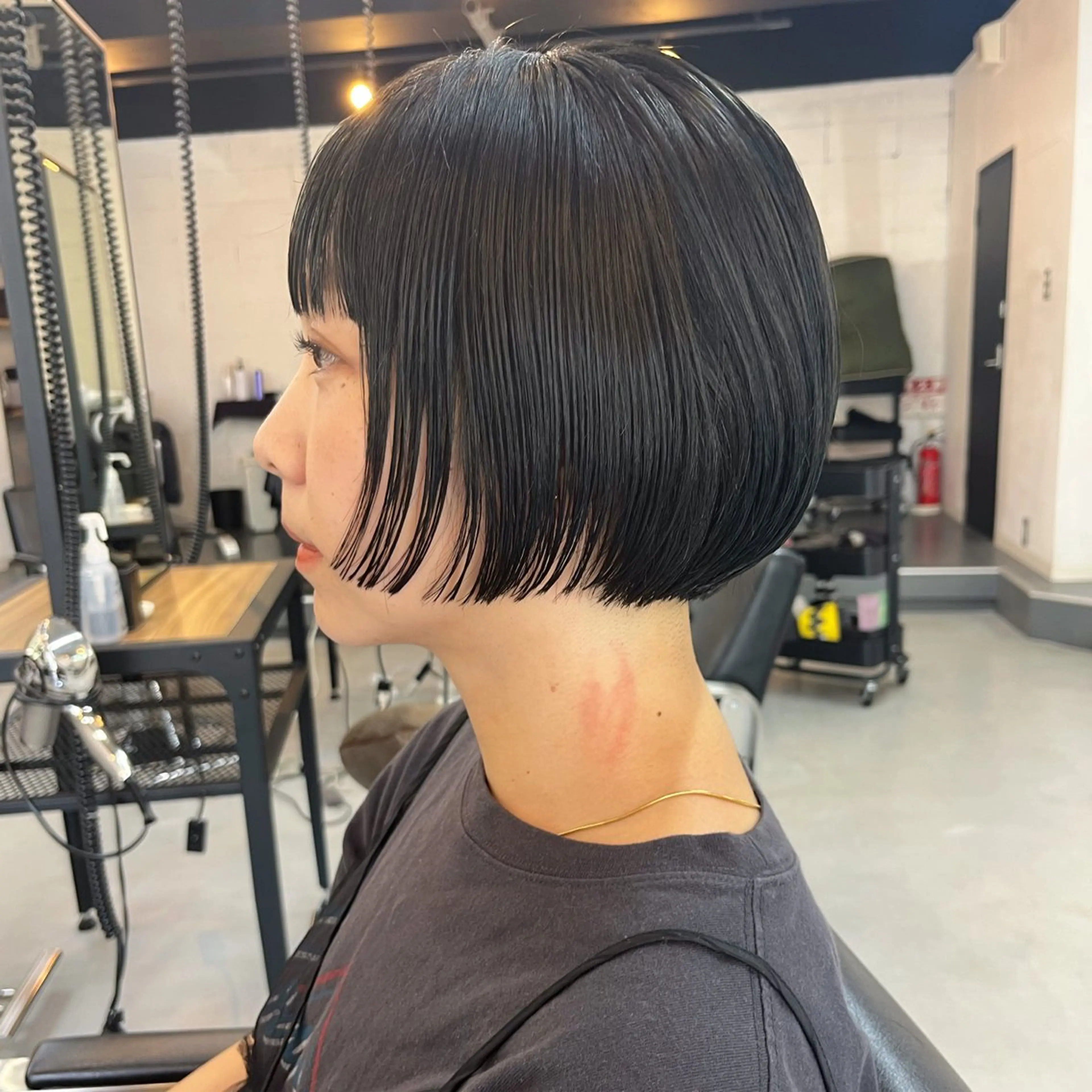 ショート カラー ヘアカラー sai x所属・奥秋 理紗　sai xのヘアスタイル