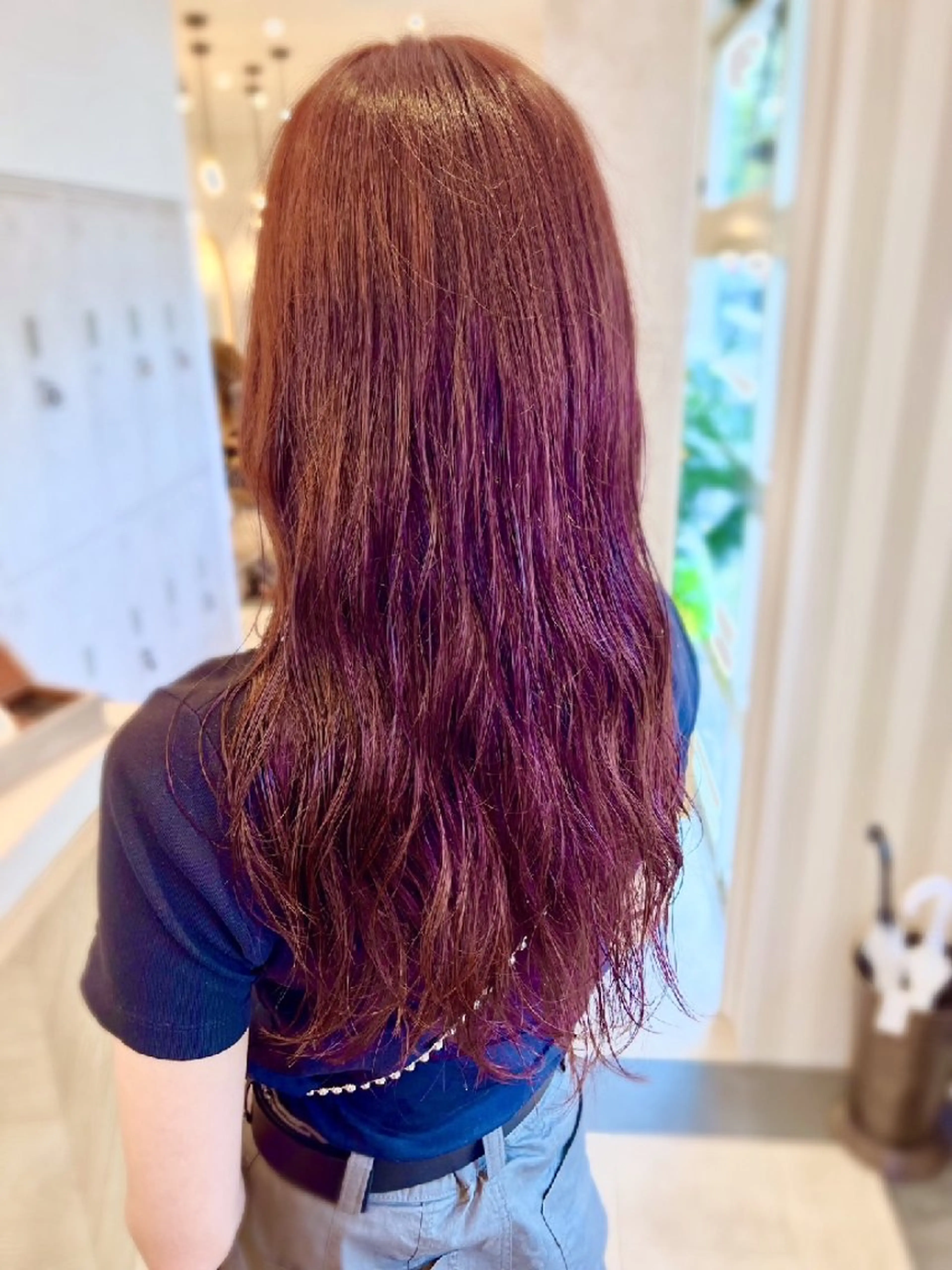 カラー カット ヘアカラー トリートメント GRITTERs 泉中央店所属・艶髪/小顔レイヤー/ カットモデル泉中央✨のヘアスタイル