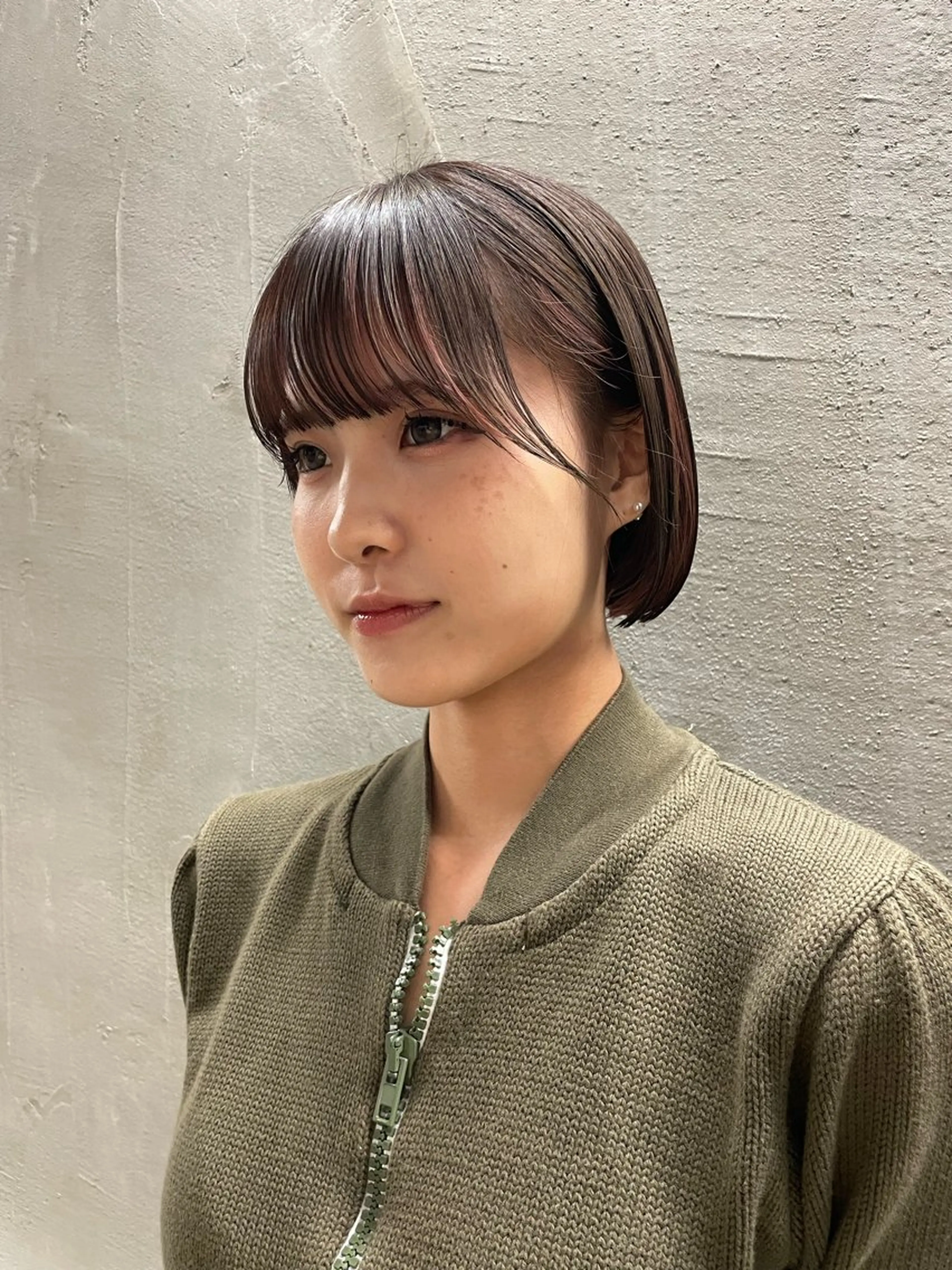 ショート カラー インナーカラー ピンクカラー ボブ ブリーチ/レイヤー 💙ayame💙のヘアスタイル