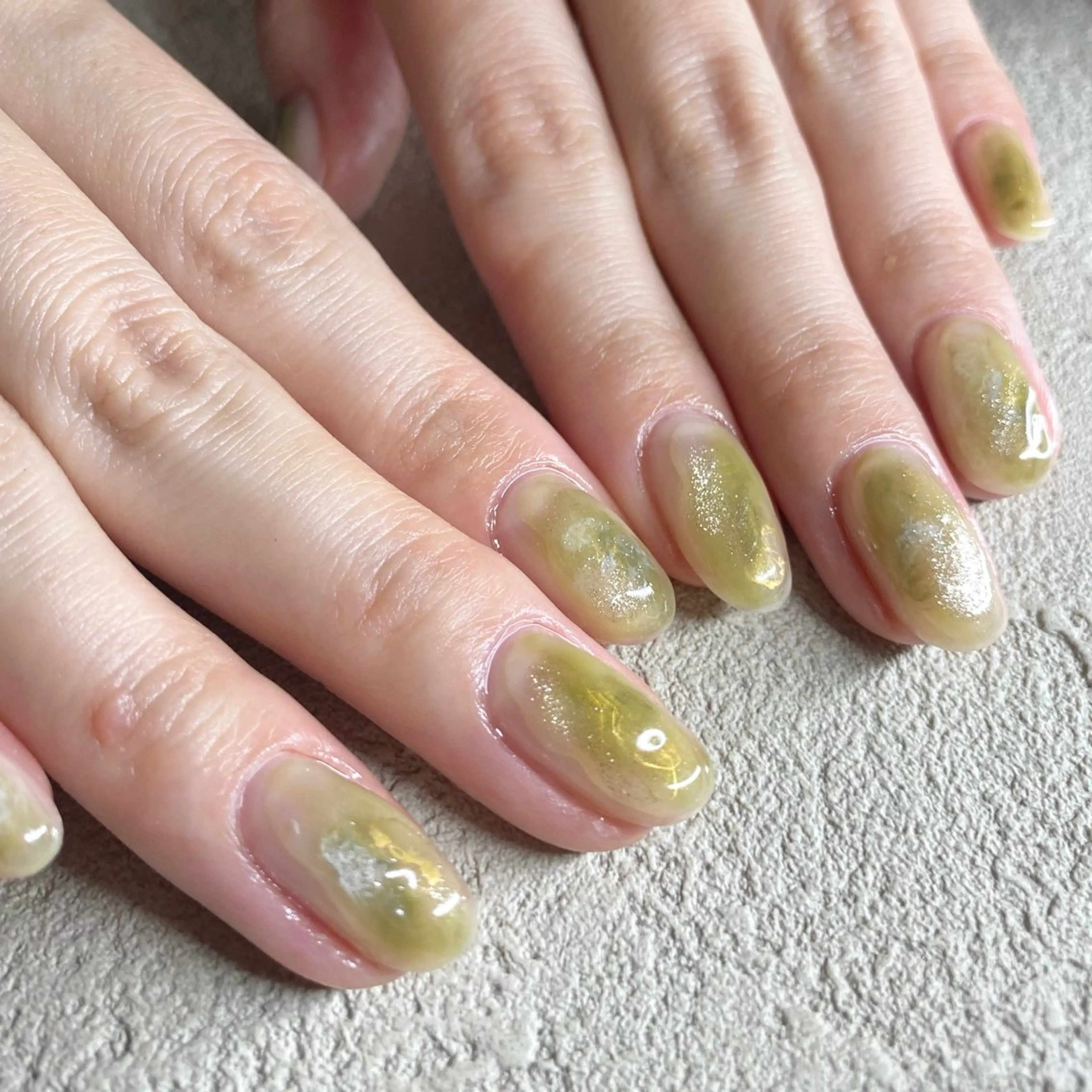 ネイル アートネイル ニュアンスネイル 春ネイル 夏ネイル ハンドネイル 山田 貴子のネイルデザイン