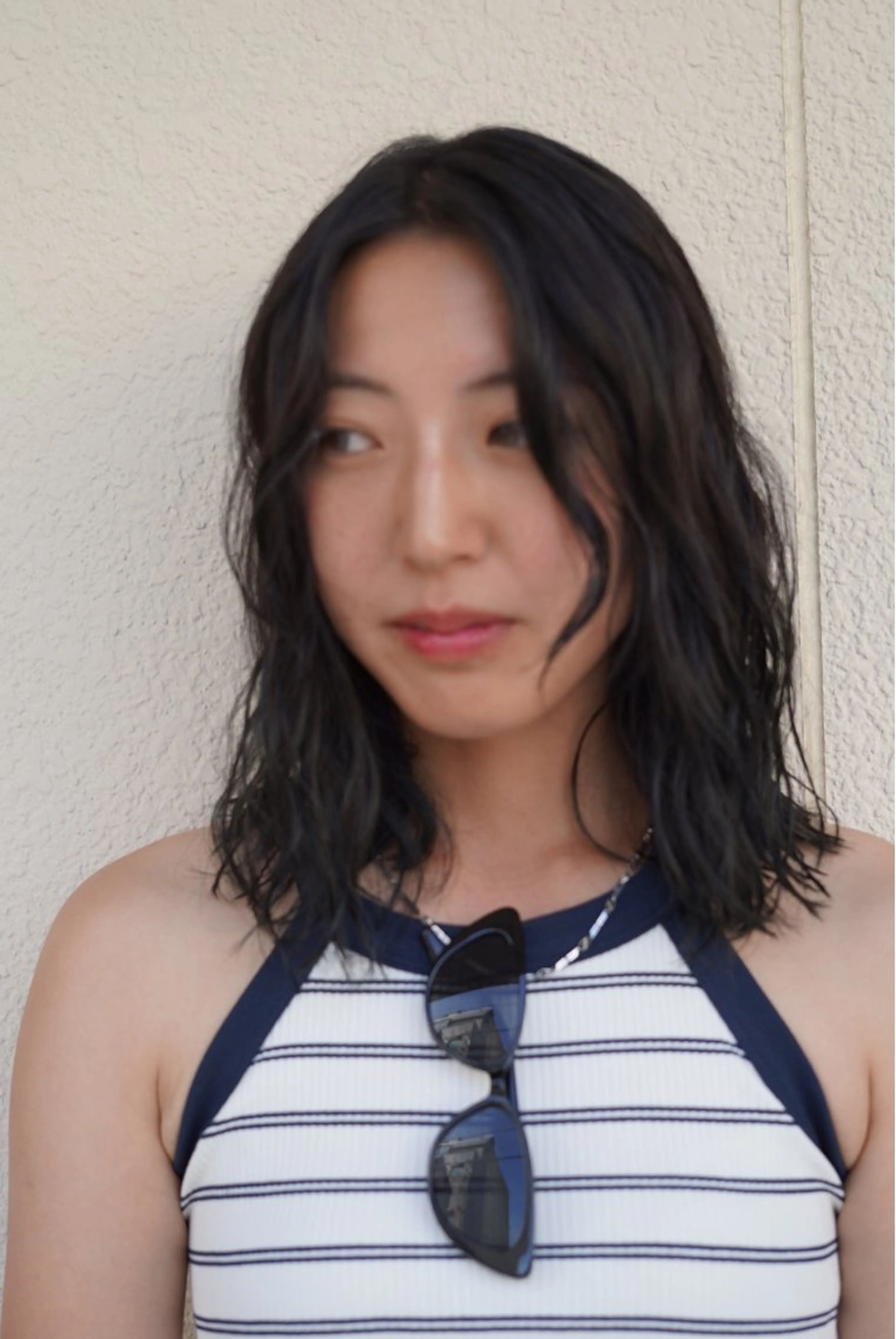 ミディアム ミディアムパーマ Alter所属・MANA /レイヤー /暖色カラーのヘアスタイル