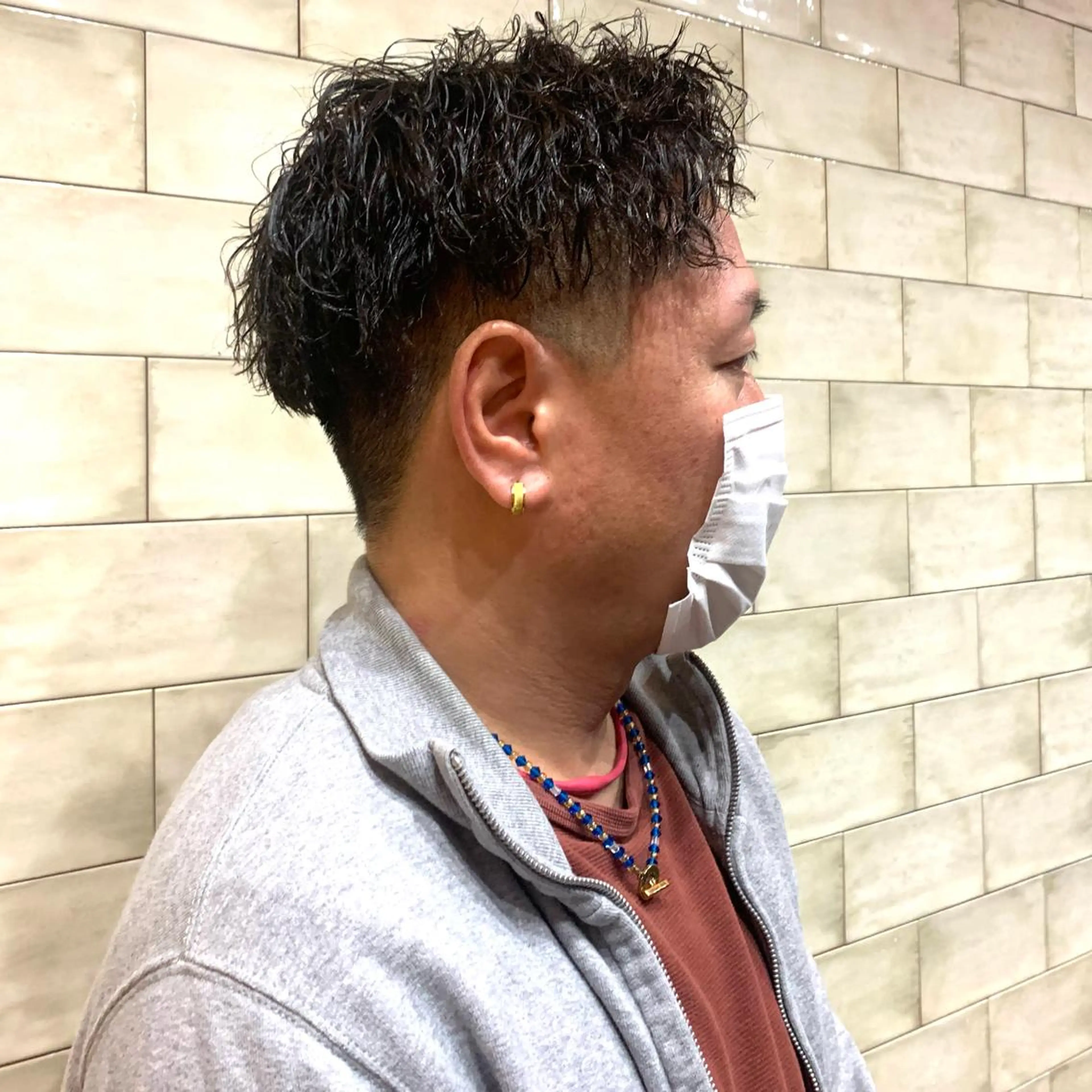 メンズ メンズパーマ メンズツイストパーマ ツイストパーマ Hair Resort Noble(ヘアリゾートノーブル)所属・オオヤ カナのヘアスタイル