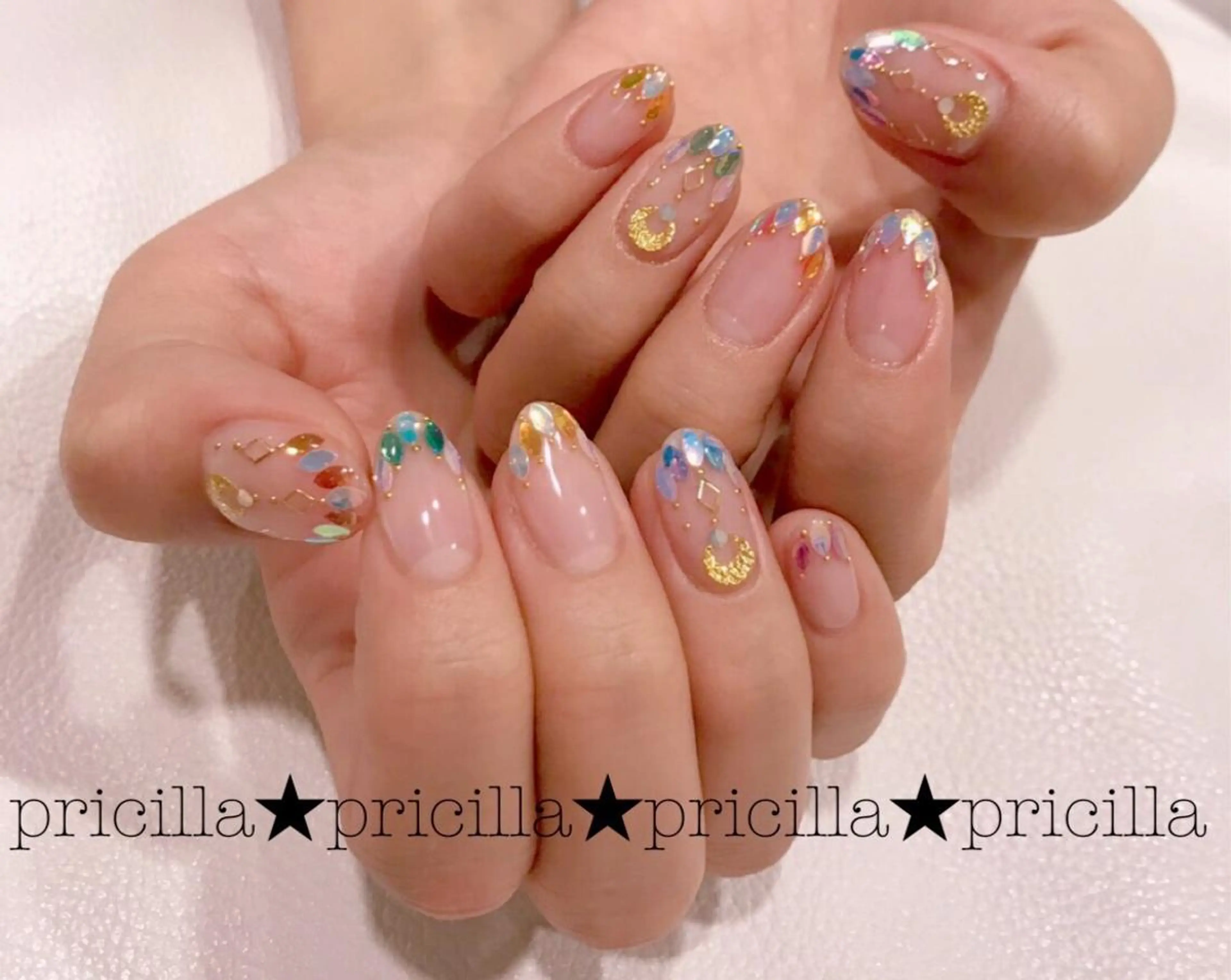 ネイル フレンチネイル *･*MIMnail *･゜ﾟ･*:･*のネイルデザイン