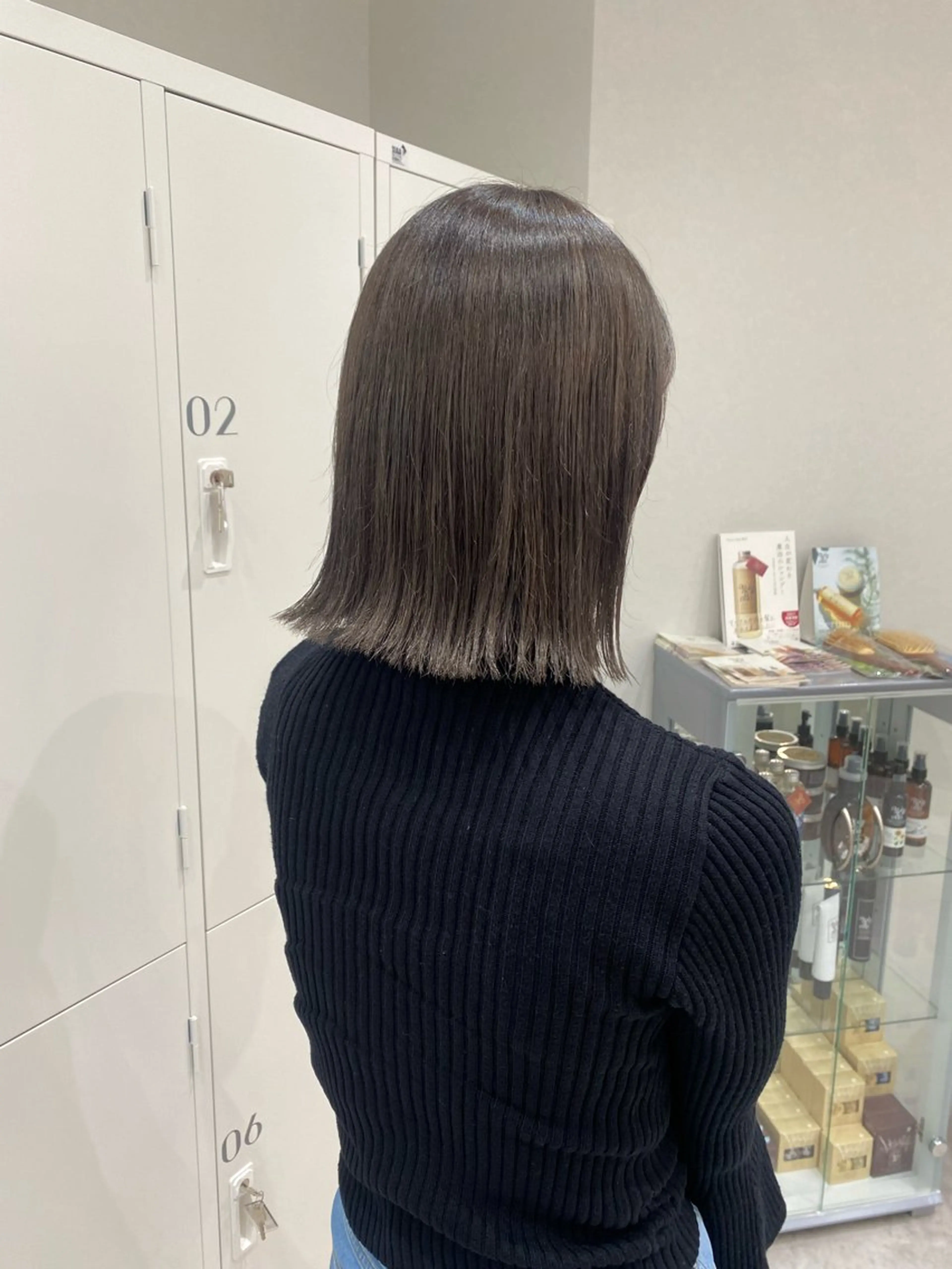 ミディアム カラー ヘアアレンジ ボブ カット ボブ /ニュアンス/ satomi🧸💖のヘアスタイル