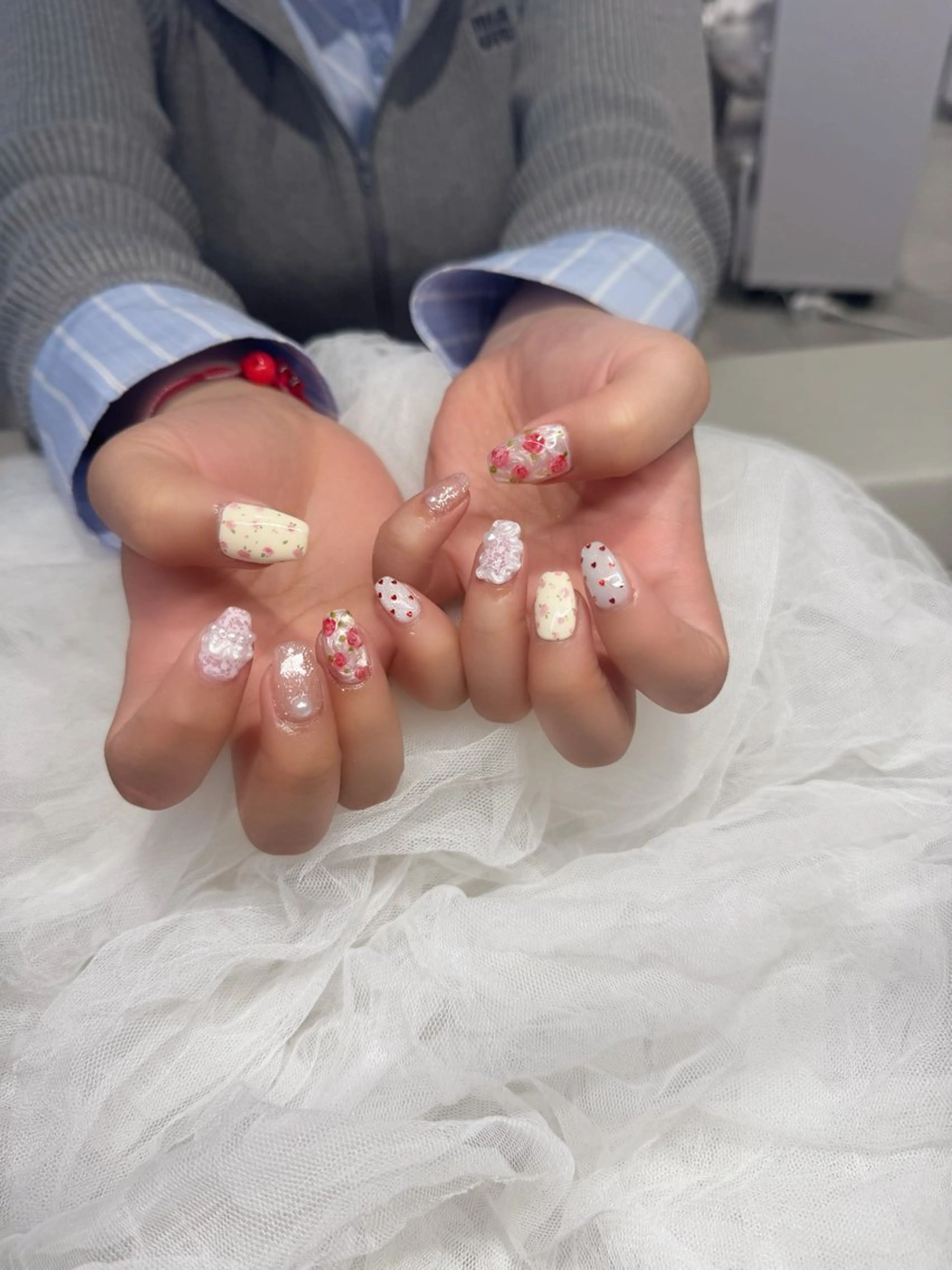 ネイル ハンドネイル 新井 ひなののネイルデザイン