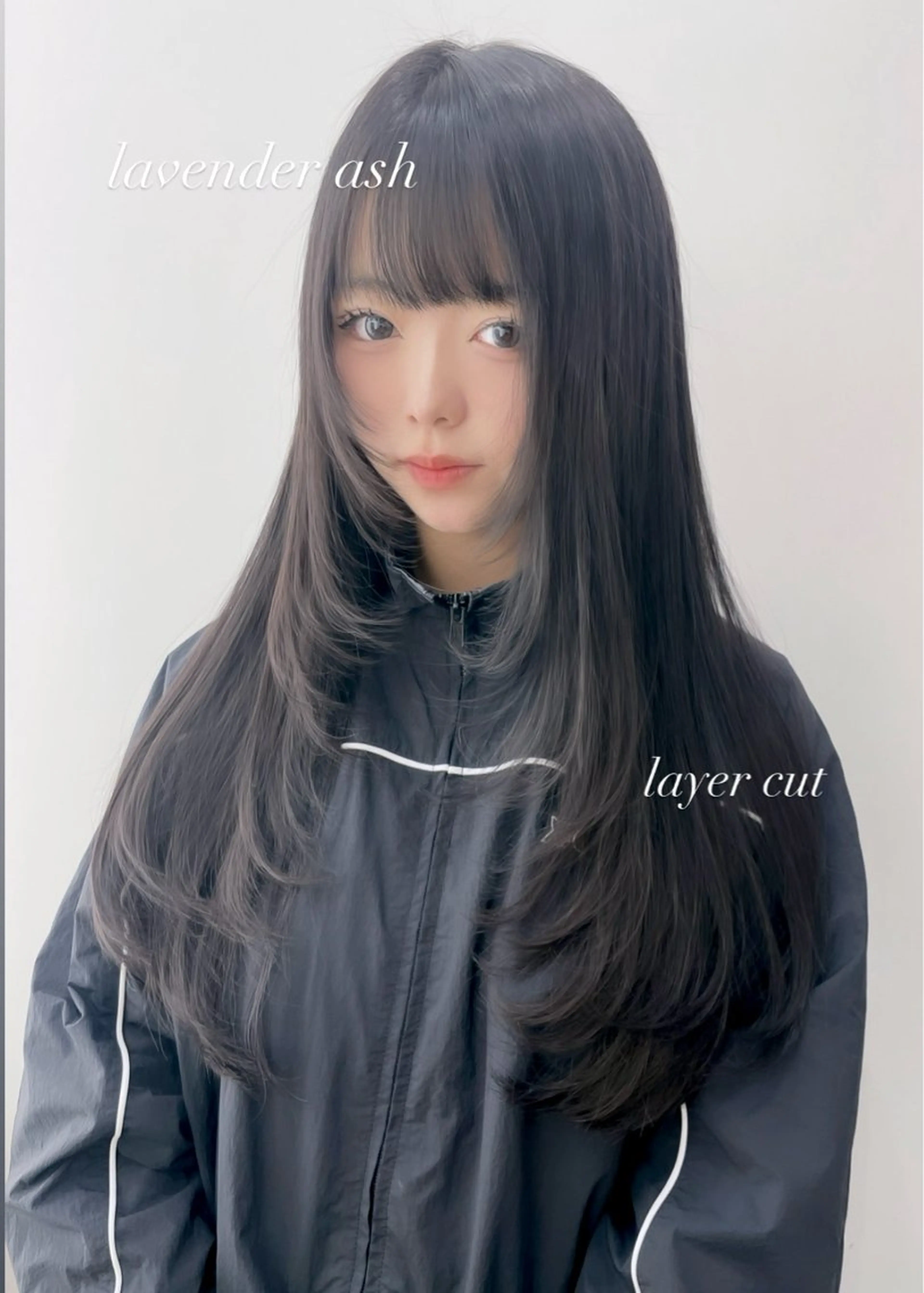 ロング アッシュ レイヤーカット 圧倒的モテ艶髪💎 レイヤー💎kanaのヘアスタイル