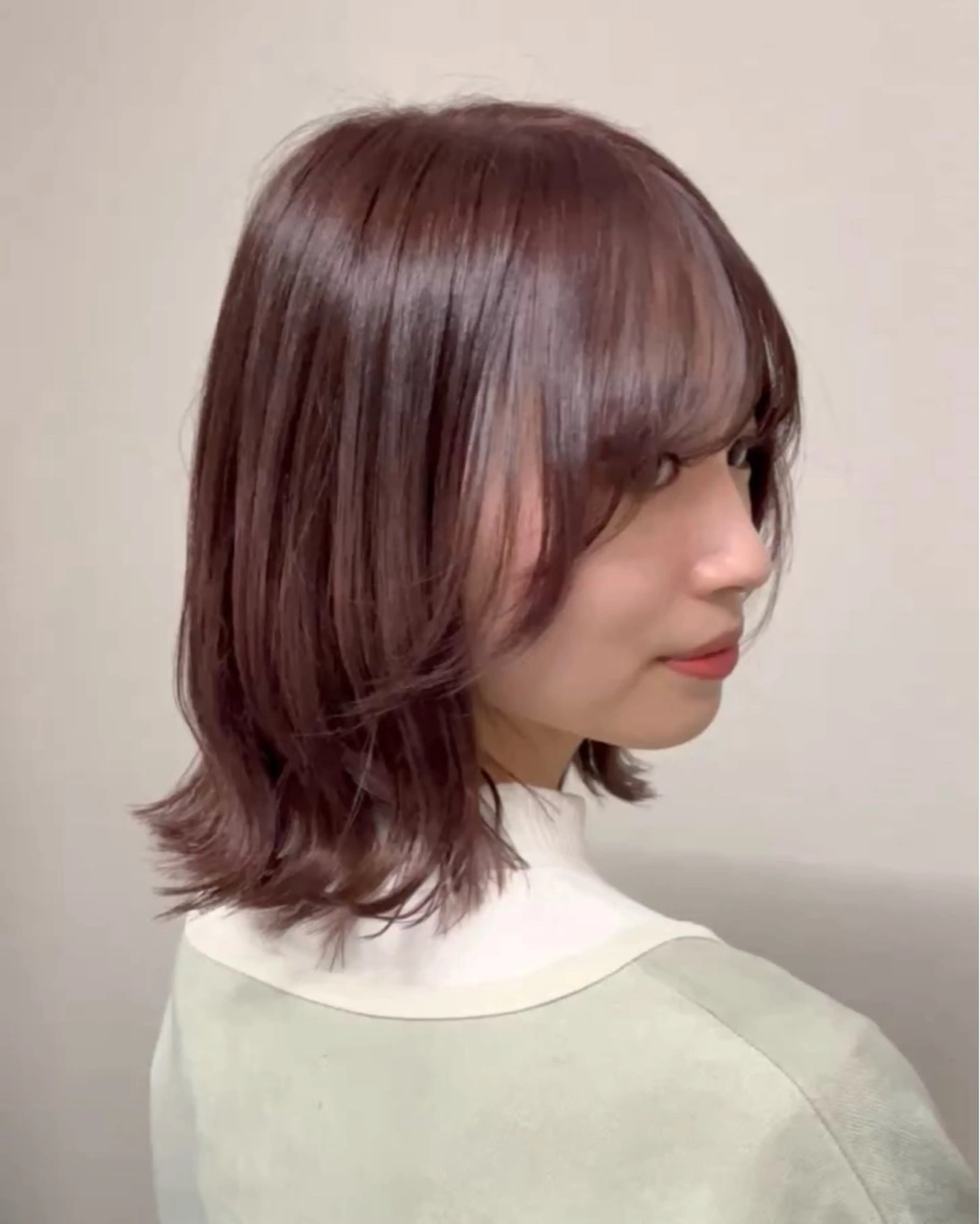 ミディアム ヘアカラー ayari🌸西梅田 カットモデル募集中✨のヘアスタイル