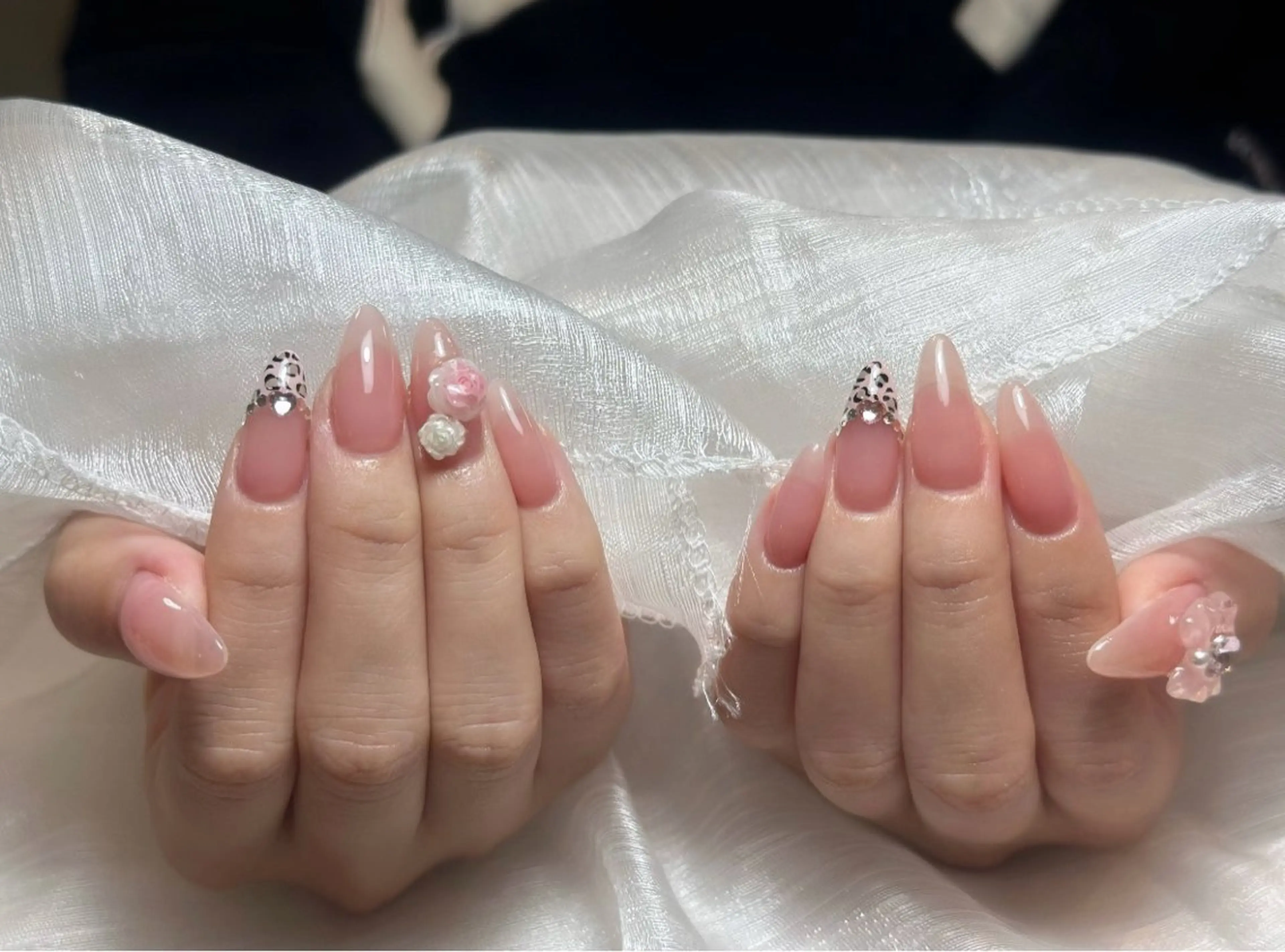 ネイル アートネイル 成人式 ジェルネイル ニュアンスネイル 夏ネイル ハンドネイル Nienail_ Luxeのネイルデザイン