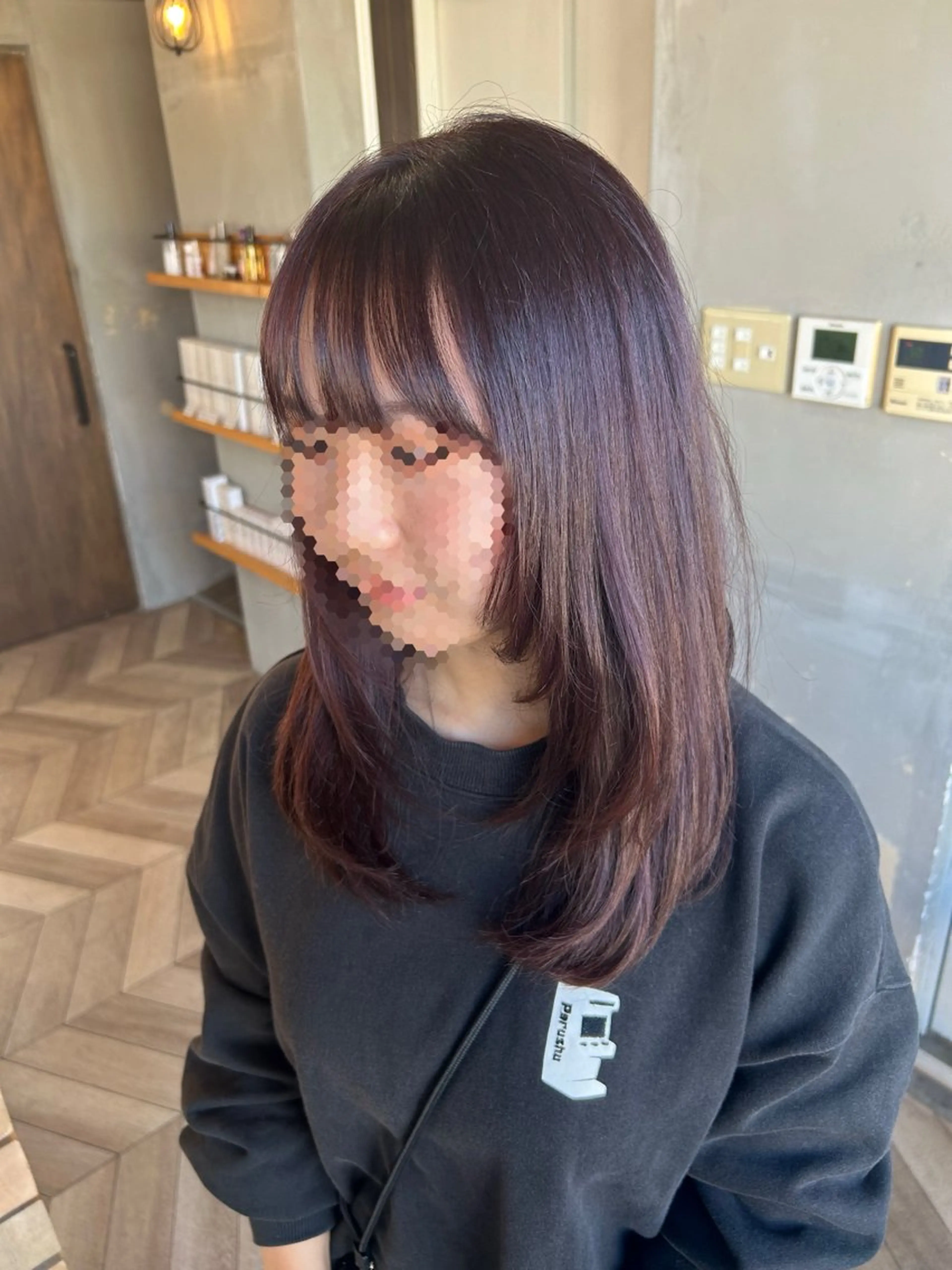 ロング レイヤーカット ANGELICA難波 yu-naのヘアスタイル