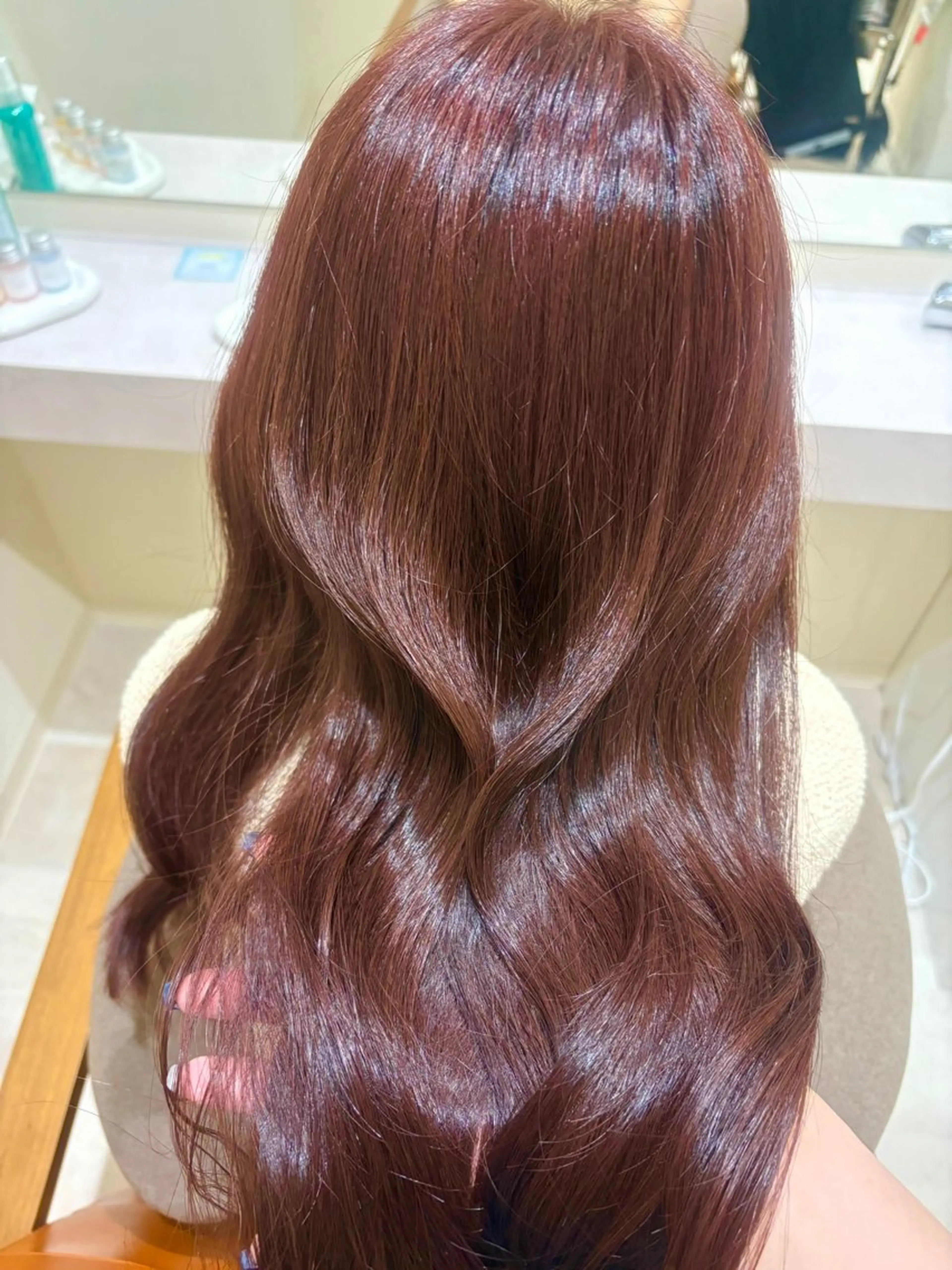 ロング カラー ブリーチ ダブルカラー ブリーチなしカラー ヘアカラー トリートメント レイヤー／髪質改善 ／YUのヘアスタイル